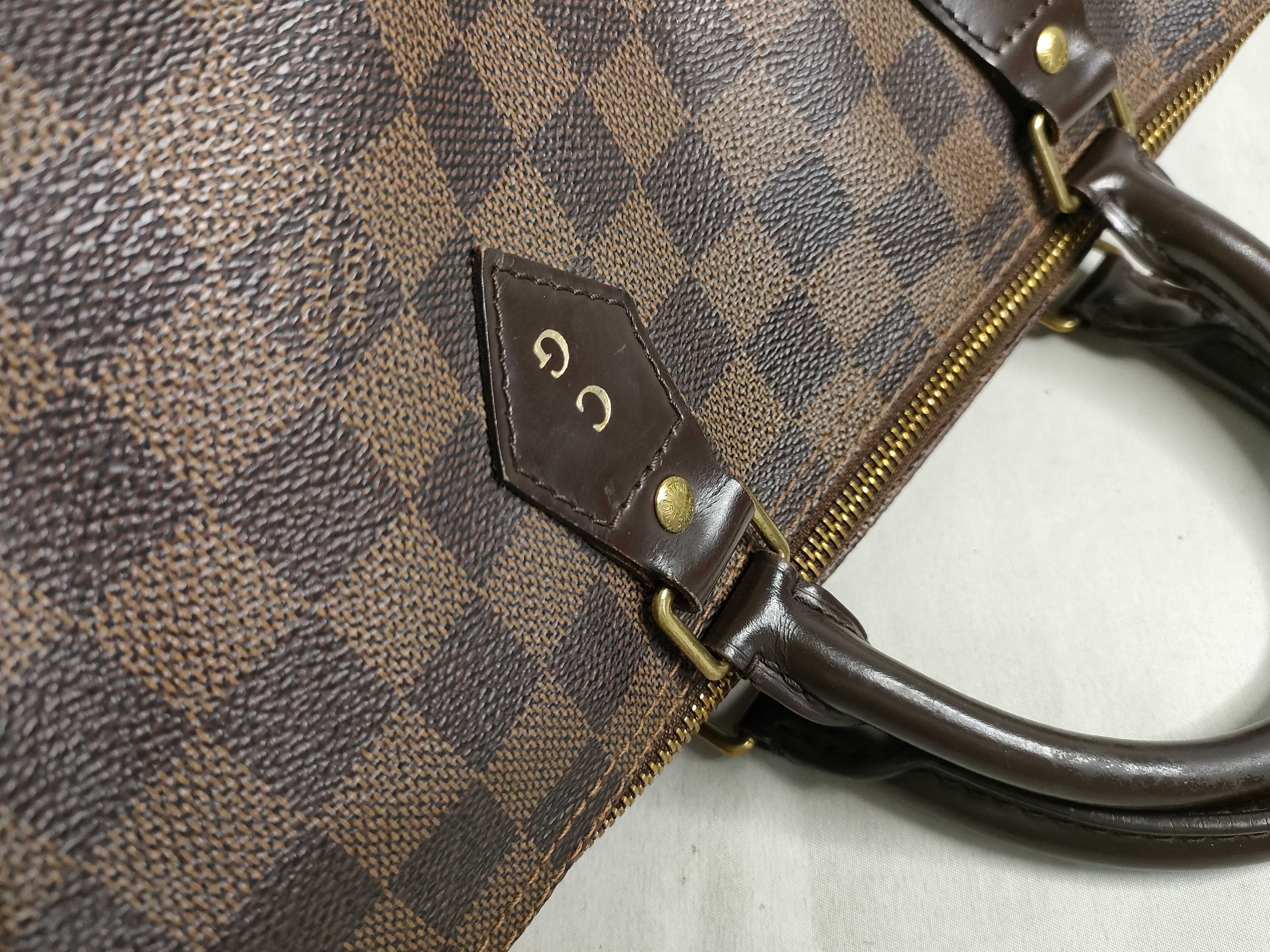 Damier FR- Damier Speedy 30 N41531 Brown Handbag — view 5