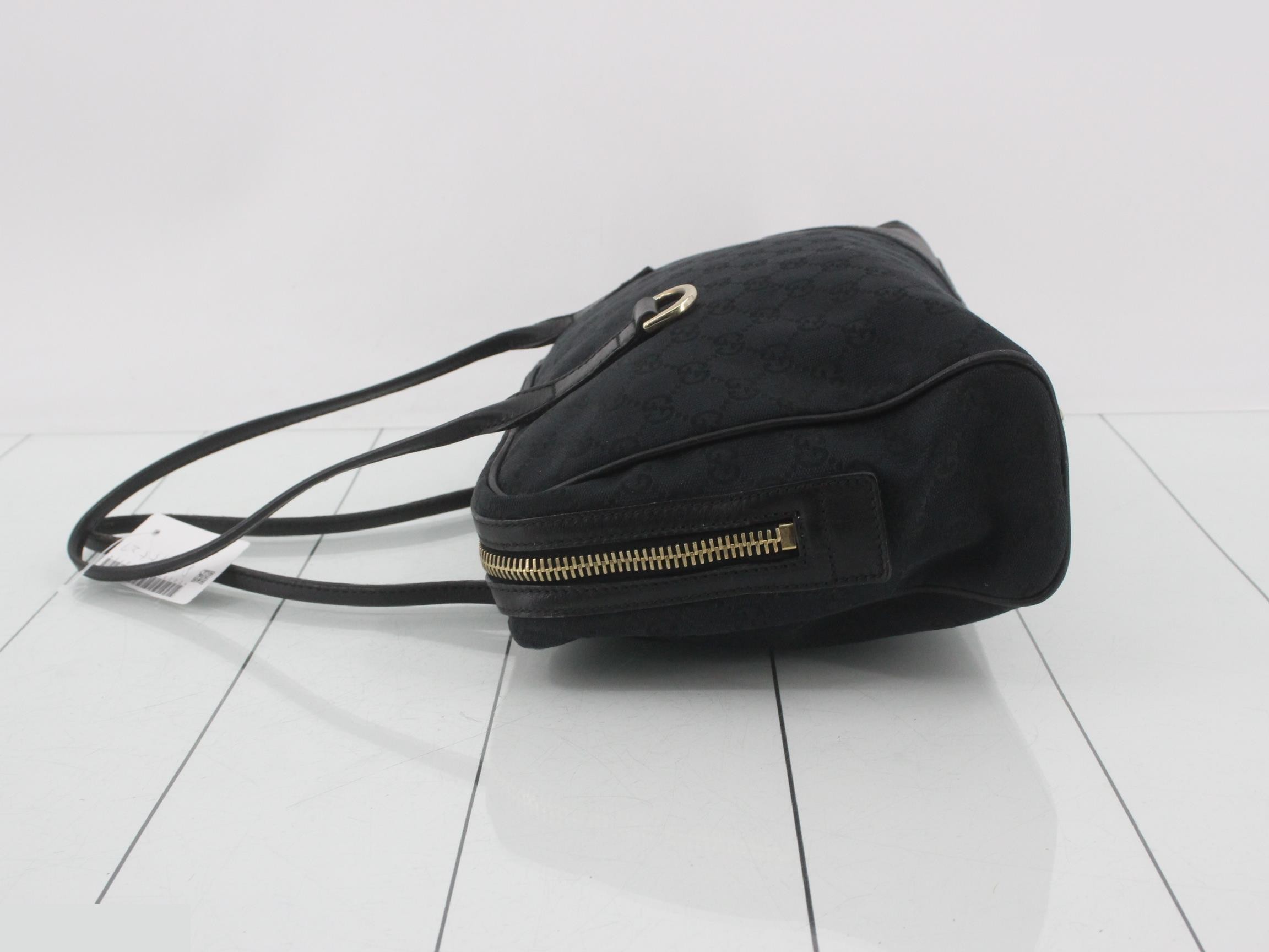 Abbey New Brit Interlocking G GG Canvas Leather — view 4