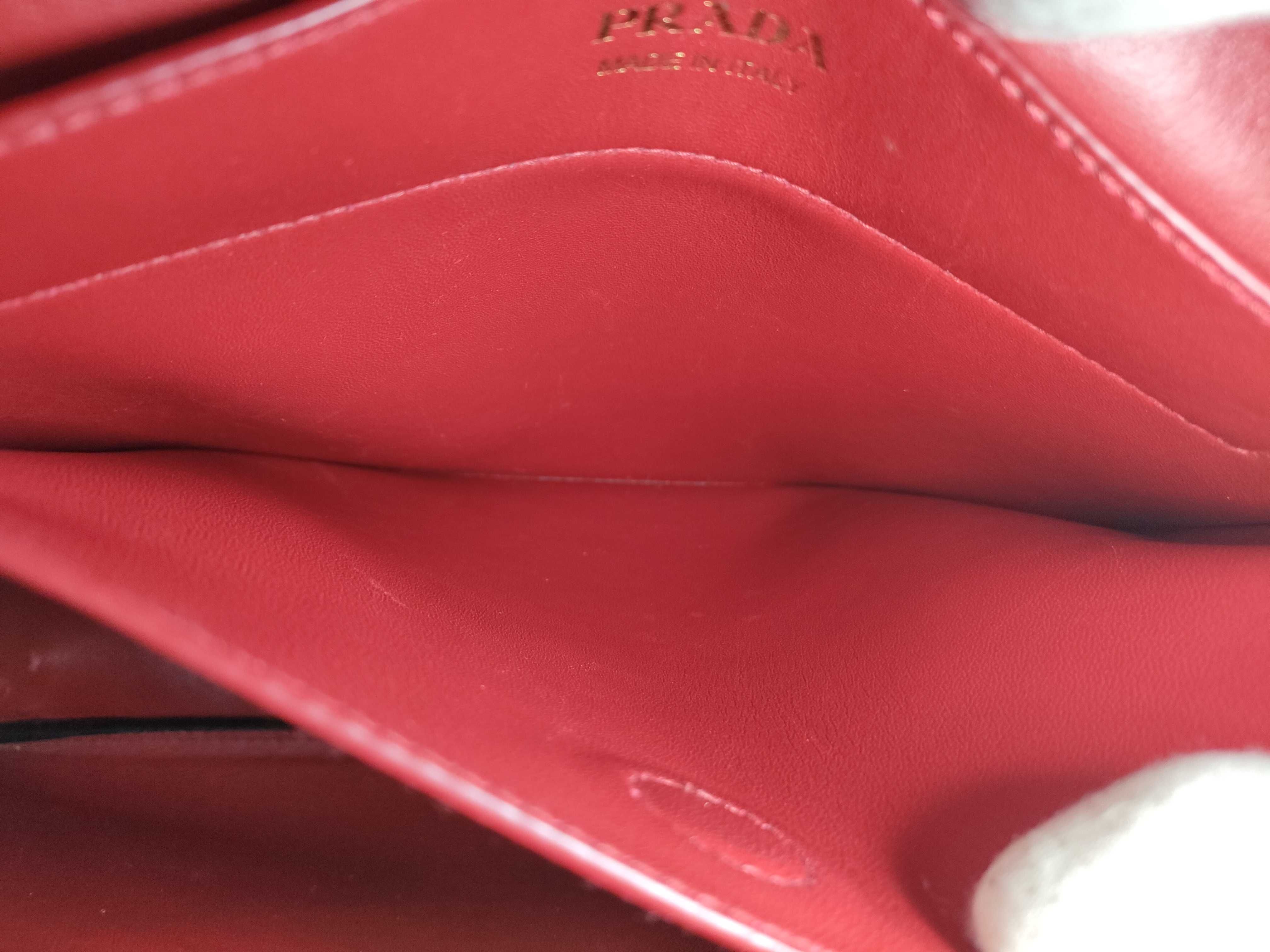HK- 1BG775 Saffiano Cuir Leather Nero/Fuoco 2-Way Handbag — view 11