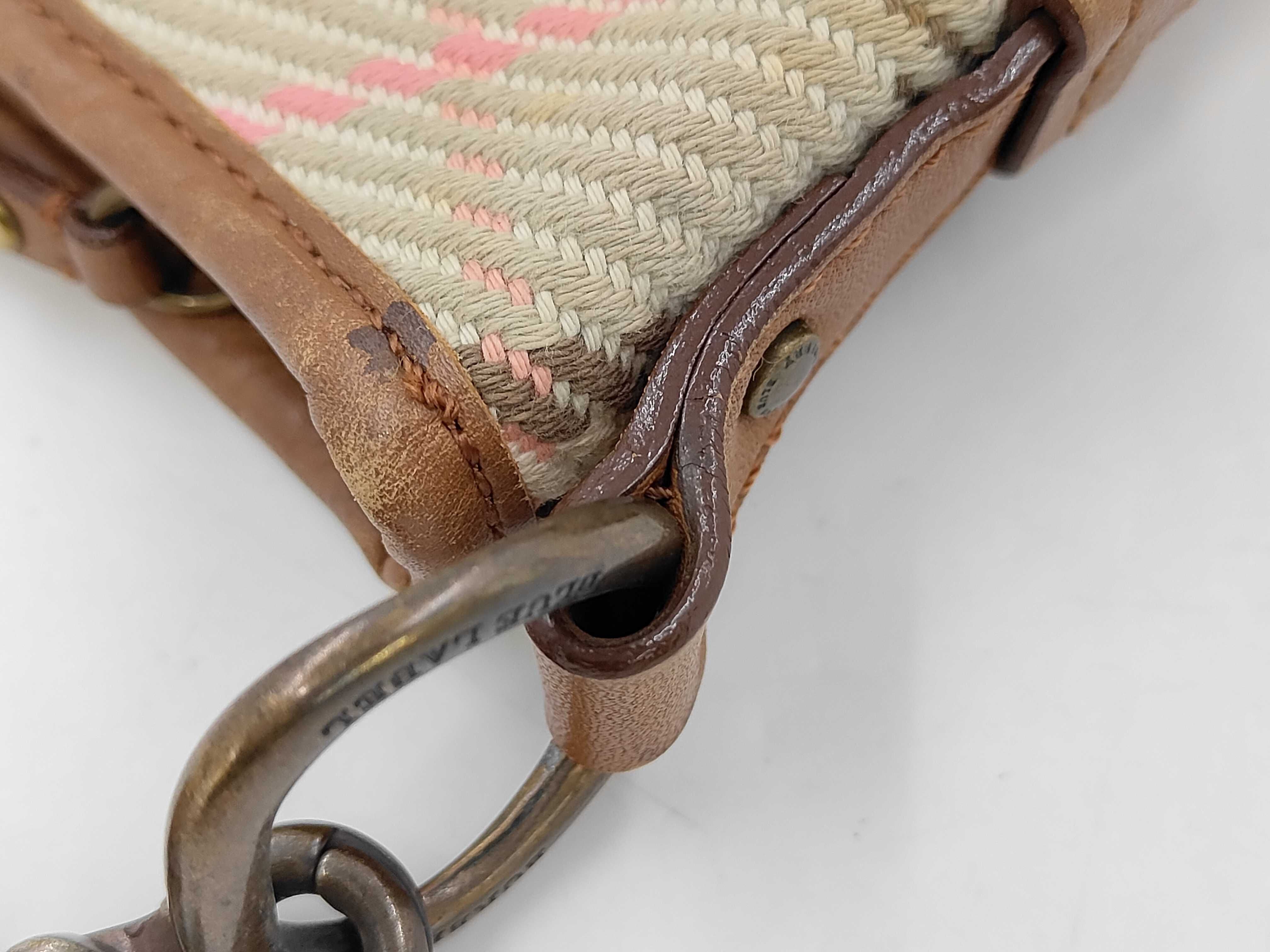 Pink Burberry Blue Label Check One-Shoulder Bag — view 5