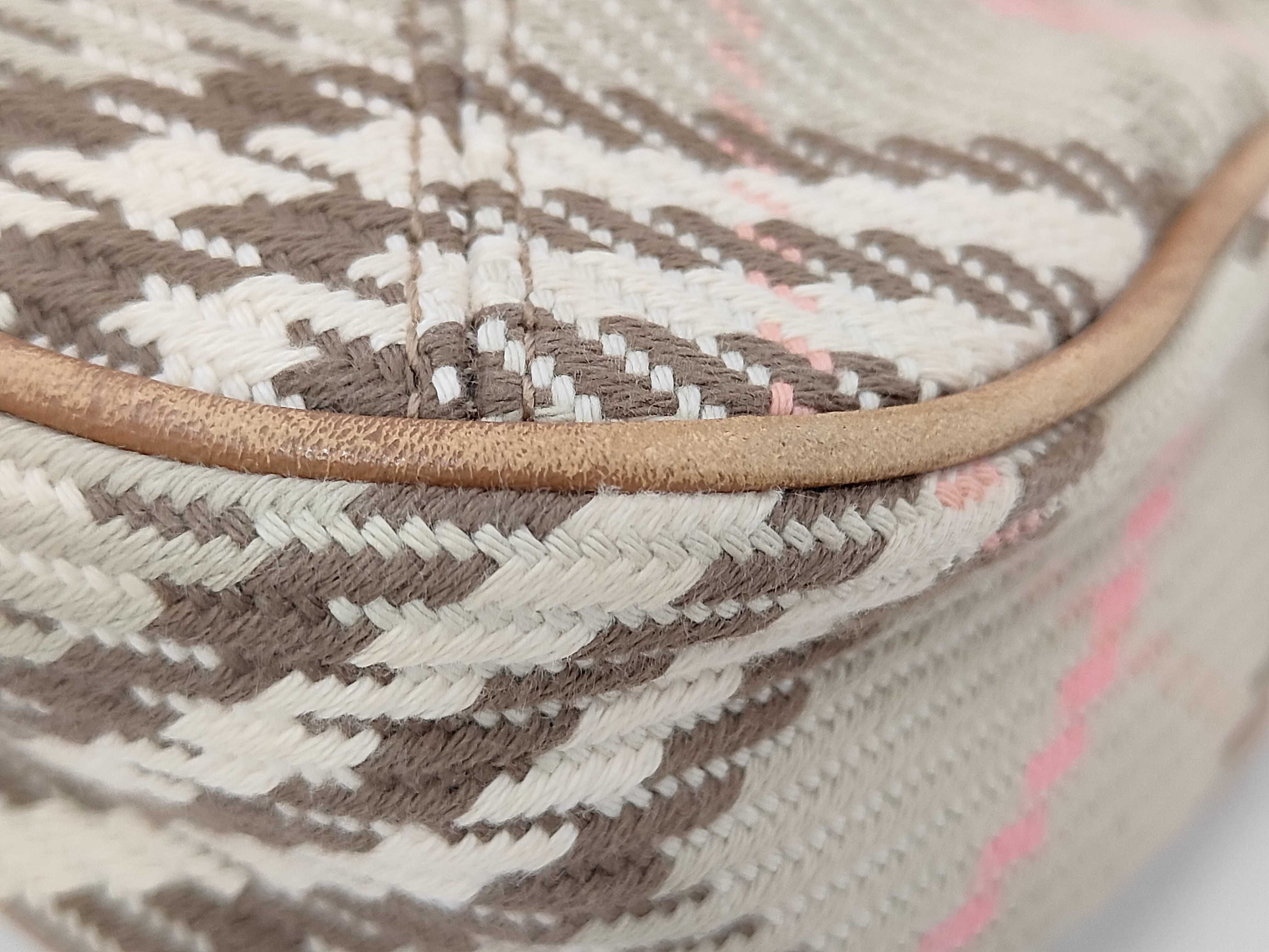 Pink Burberry Blue Label Check One-Shoulder Bag — view 7