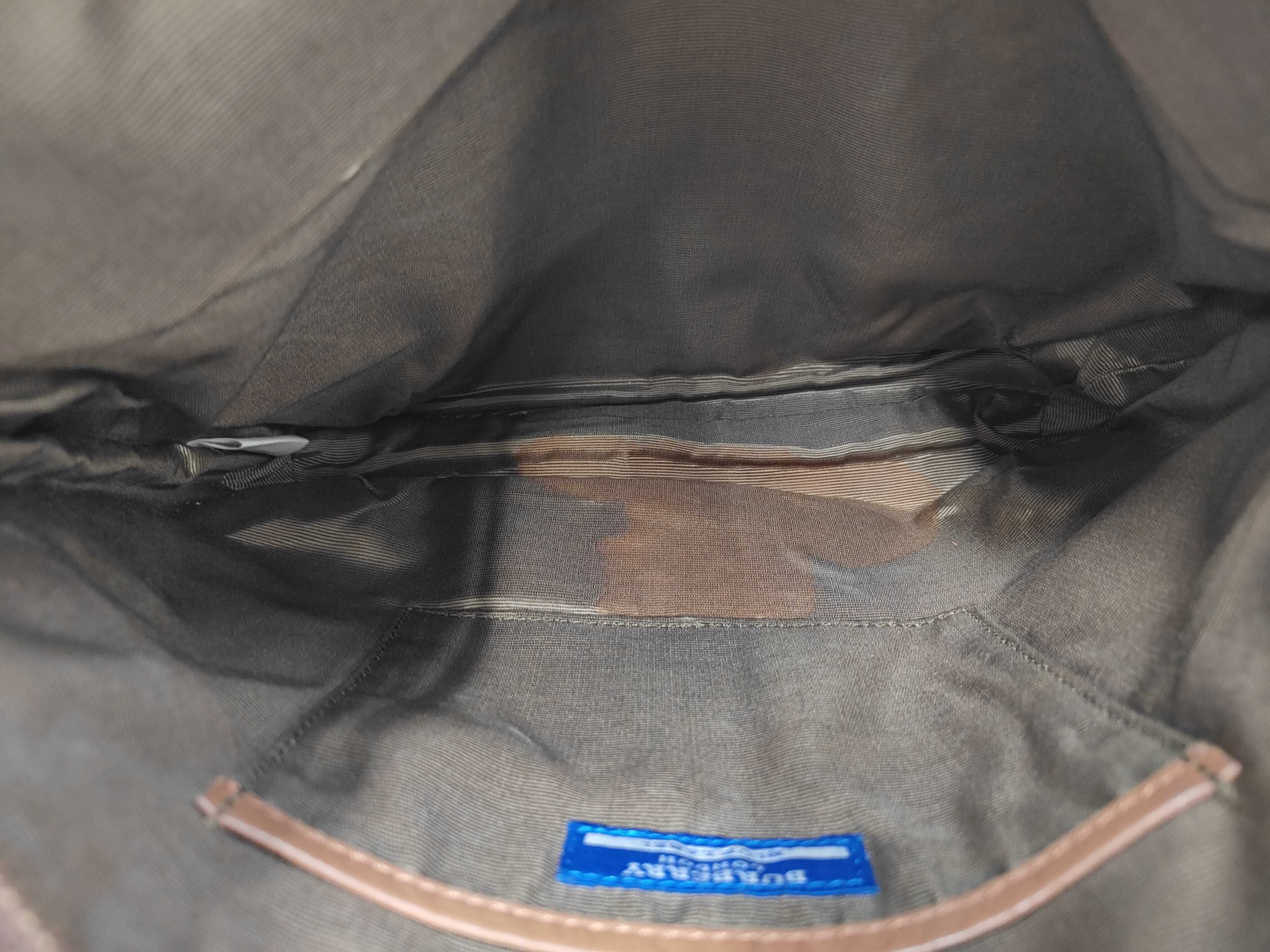 Pink Burberry Blue Label Check One-Shoulder Bag — view 8