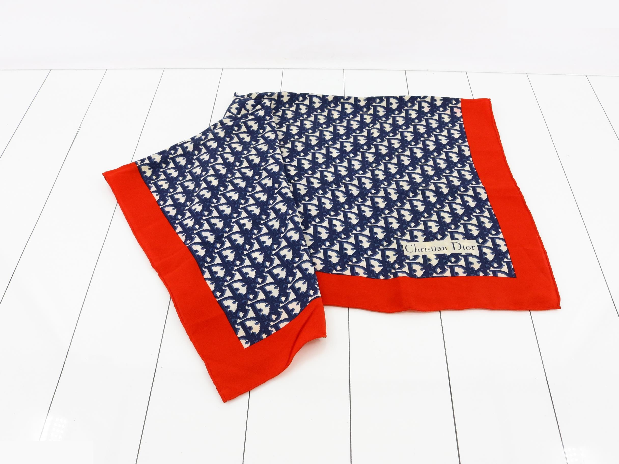 Trotter scarf, navy red — view 3