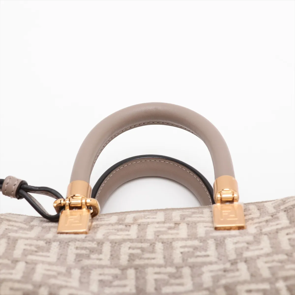 Zucca By The Way Mini 8BS067 Pile x Leather 2-Way Handbag Brown — view 6