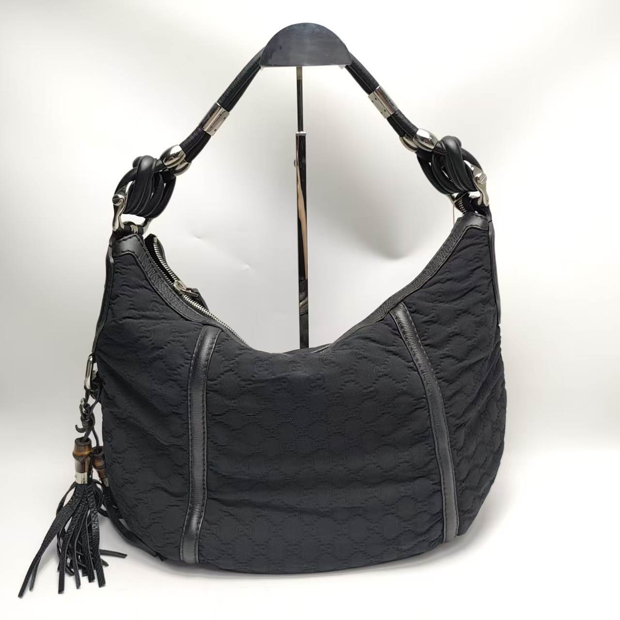 【*Shipped from: China*】GUCCI Bamboo Canvas 240261 Handbag — view 2