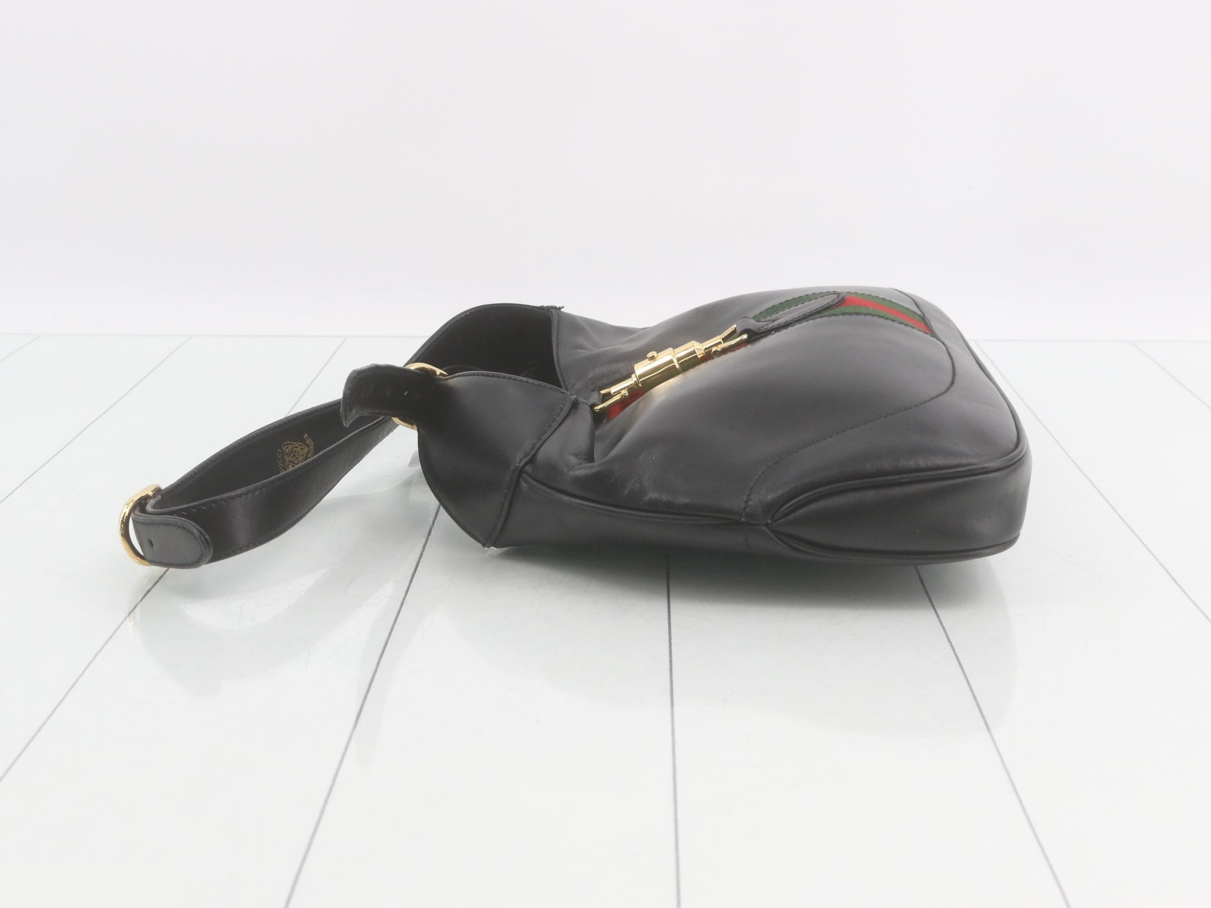 Leather Jackie Shoulder Bag — view 4