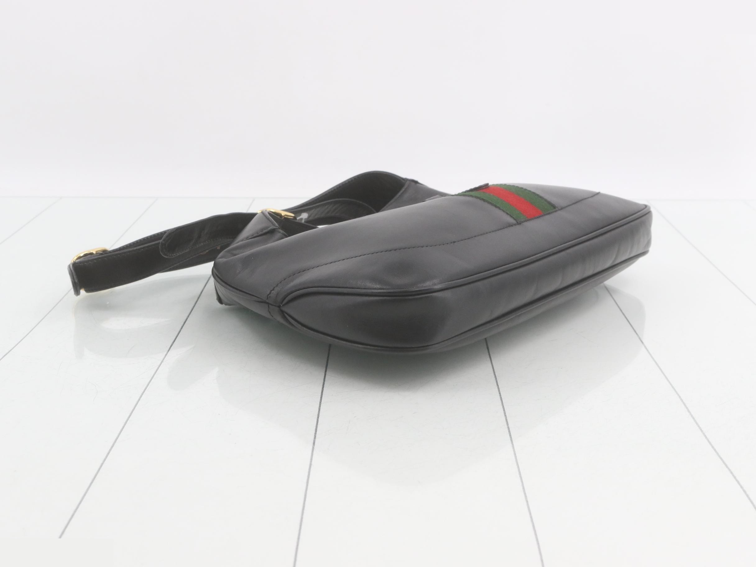 Leather Jackie Shoulder Bag — view 5