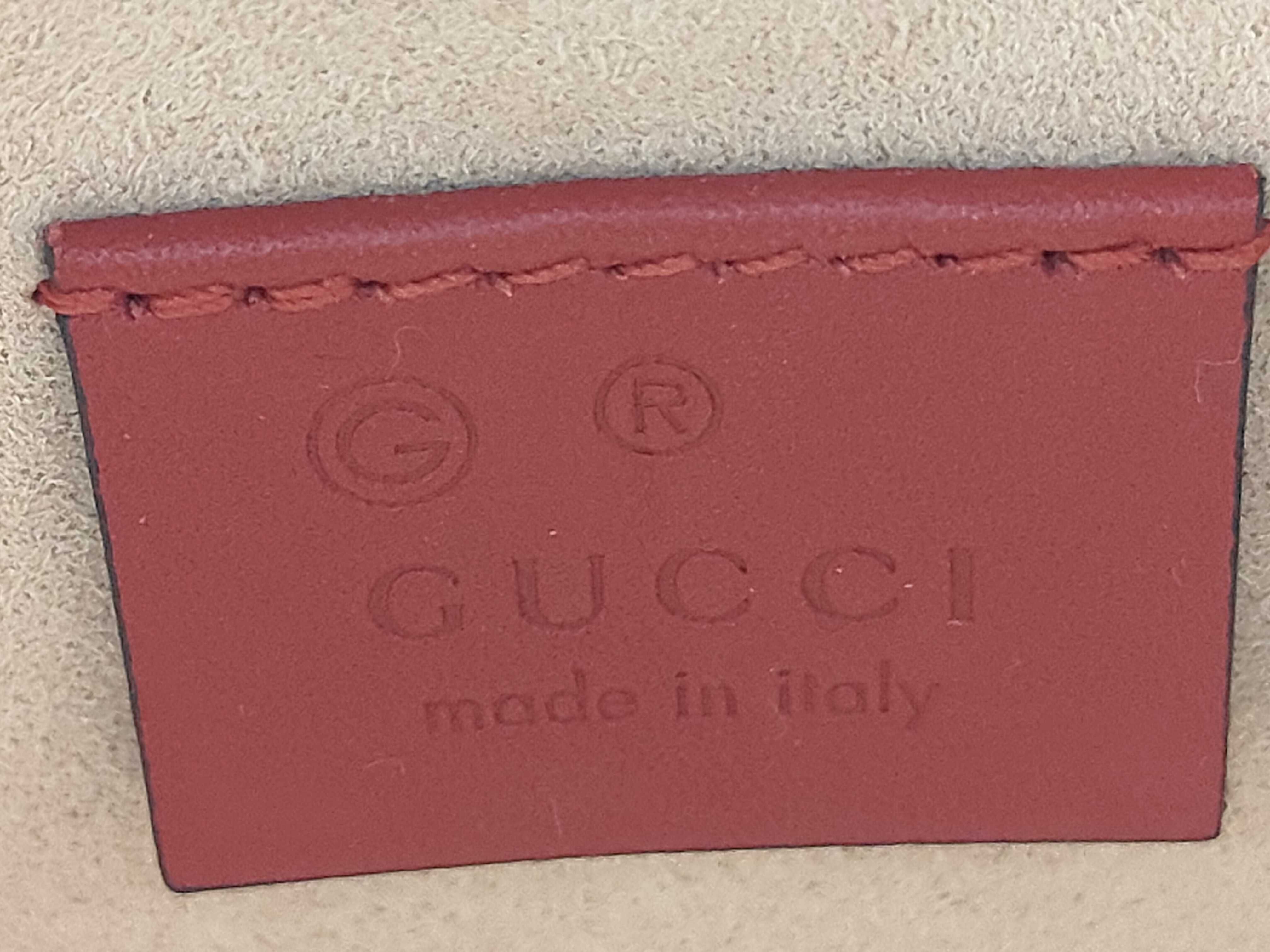 GG Supreme Gucci GG Blooms PVC x Leather 2-Way Handbag Red x Blue 546312 Outlet Boston Bag — view 14