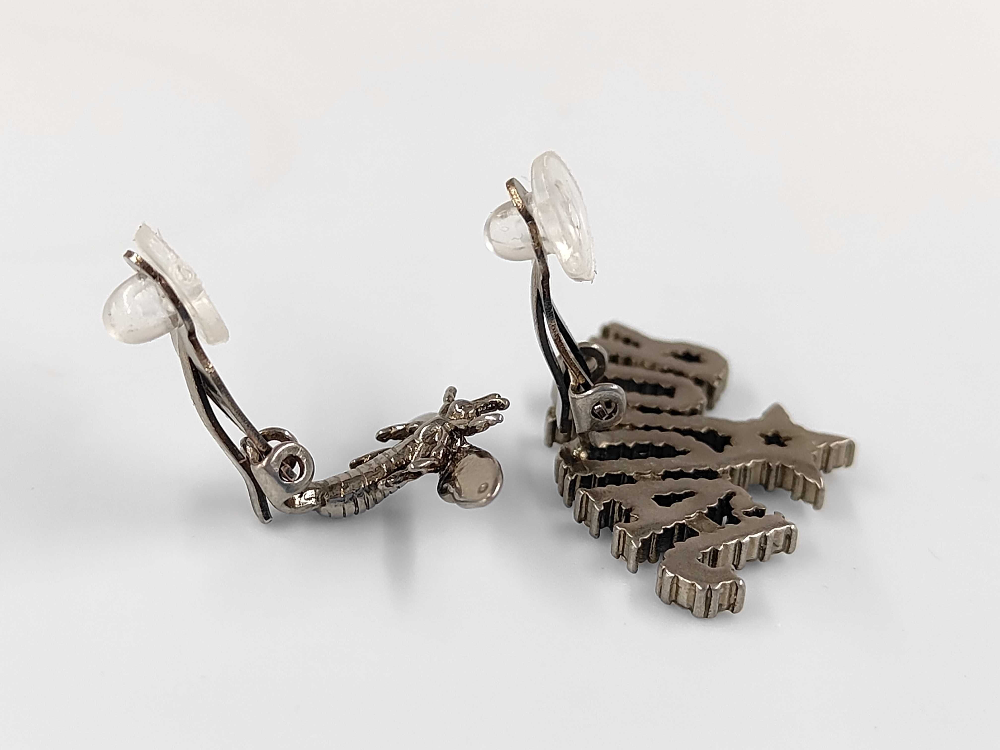 silver earrings — view 4