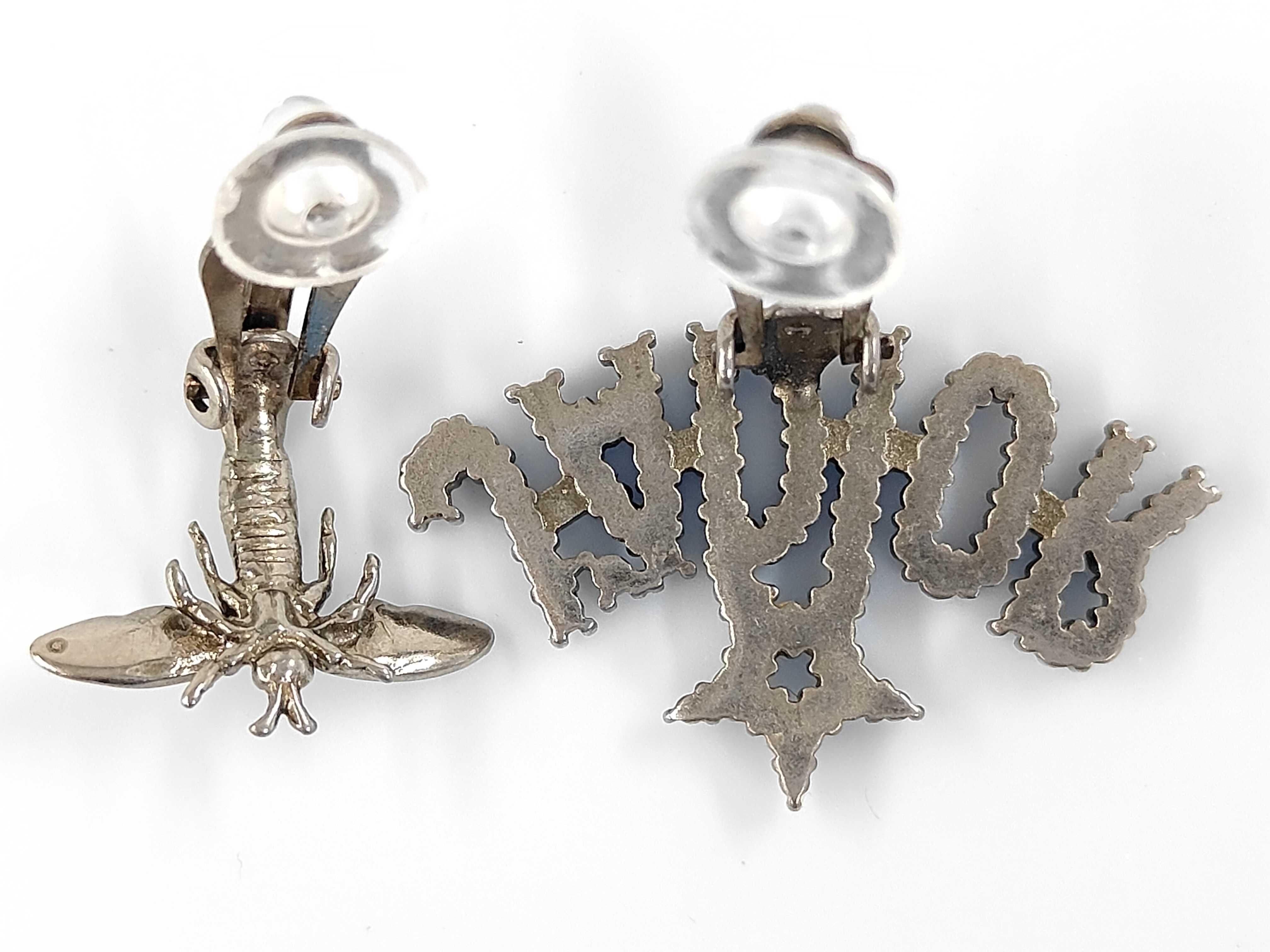 silver earrings — view 5