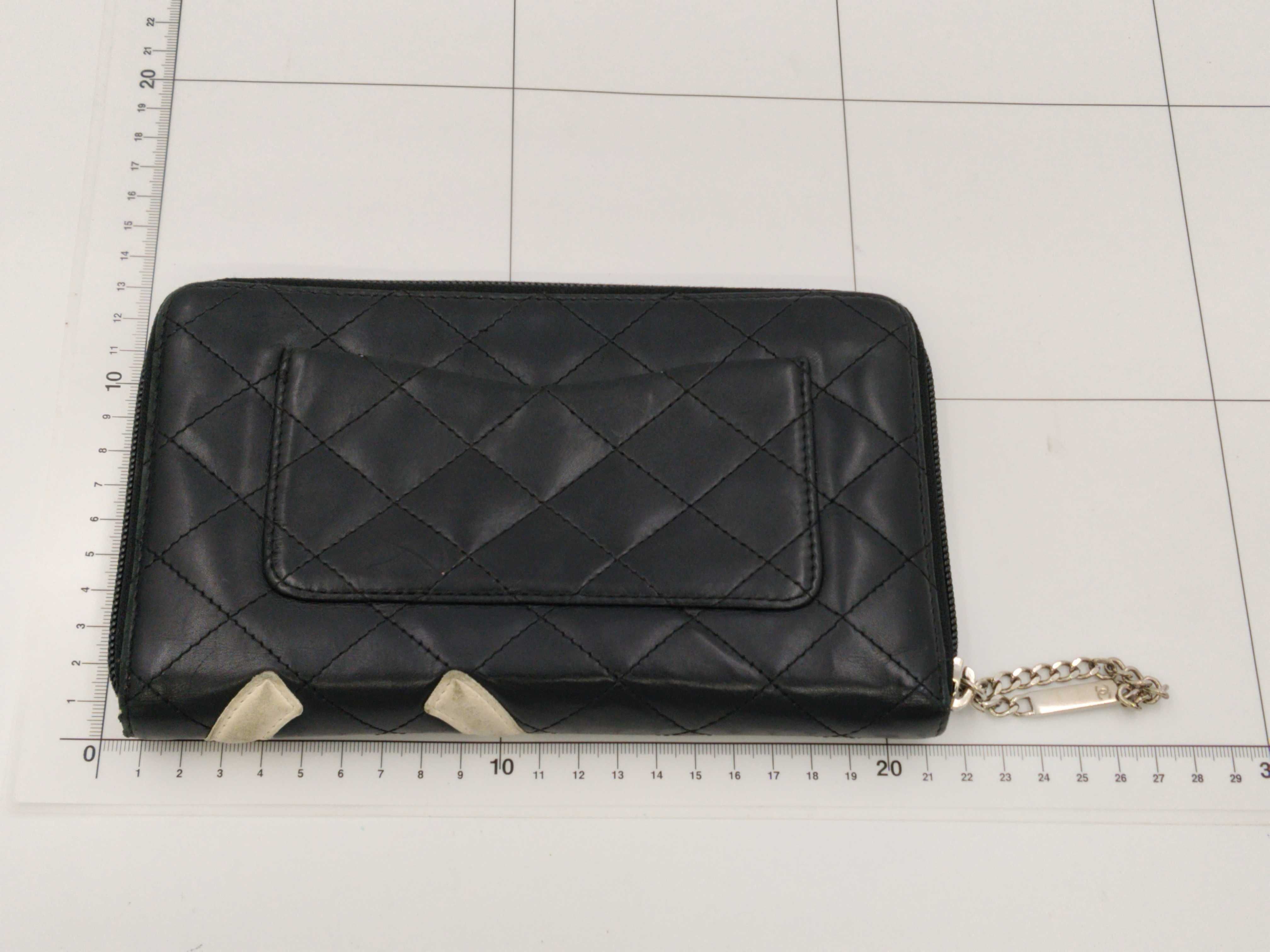 Cambon Lambskin Round Zip Long Wallet — view 2