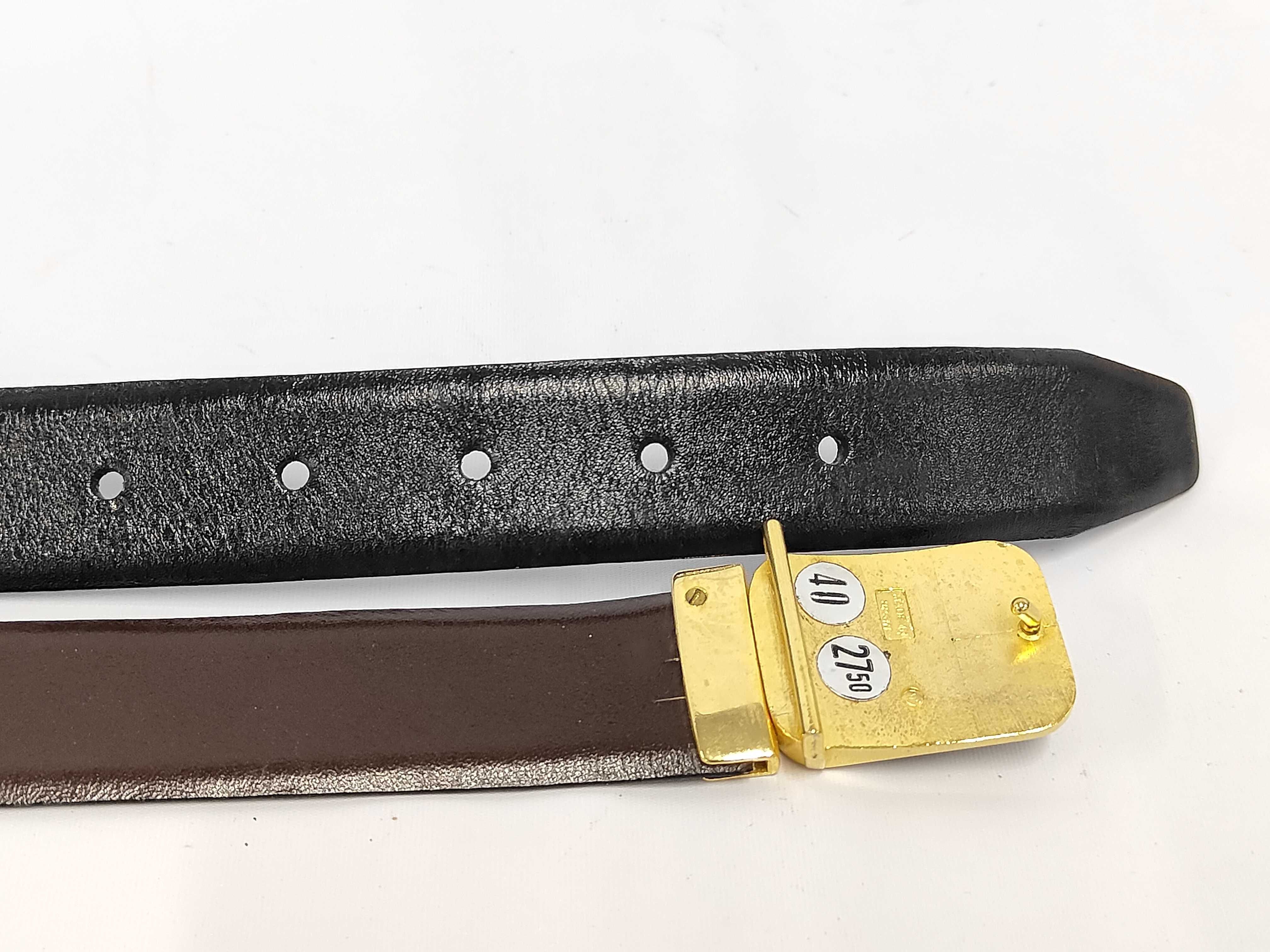 logo buckle belt — view 3