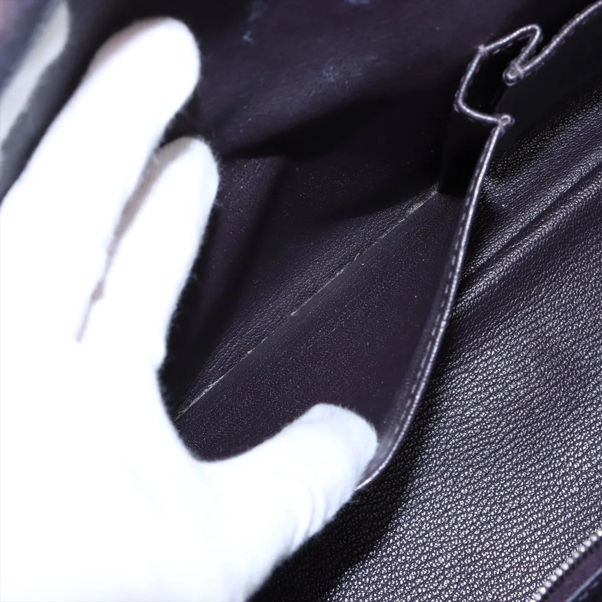Jypsiere 28 Taurillon Clemence Raisin Silver Hardware X: 2016 — view 8