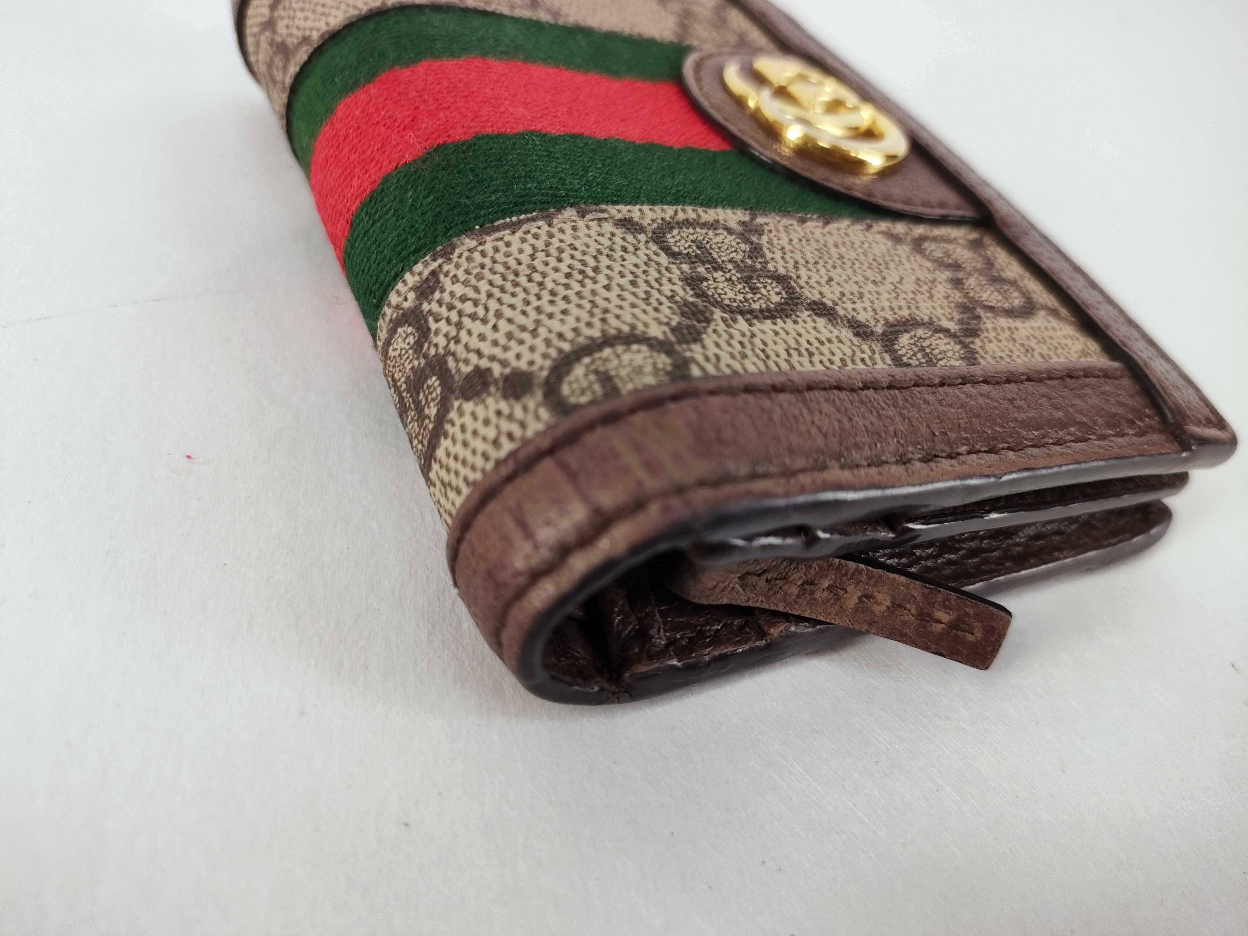 GG Supreme Ophidia Bi-fold Wallet Compact Wallet 523155 — view 2