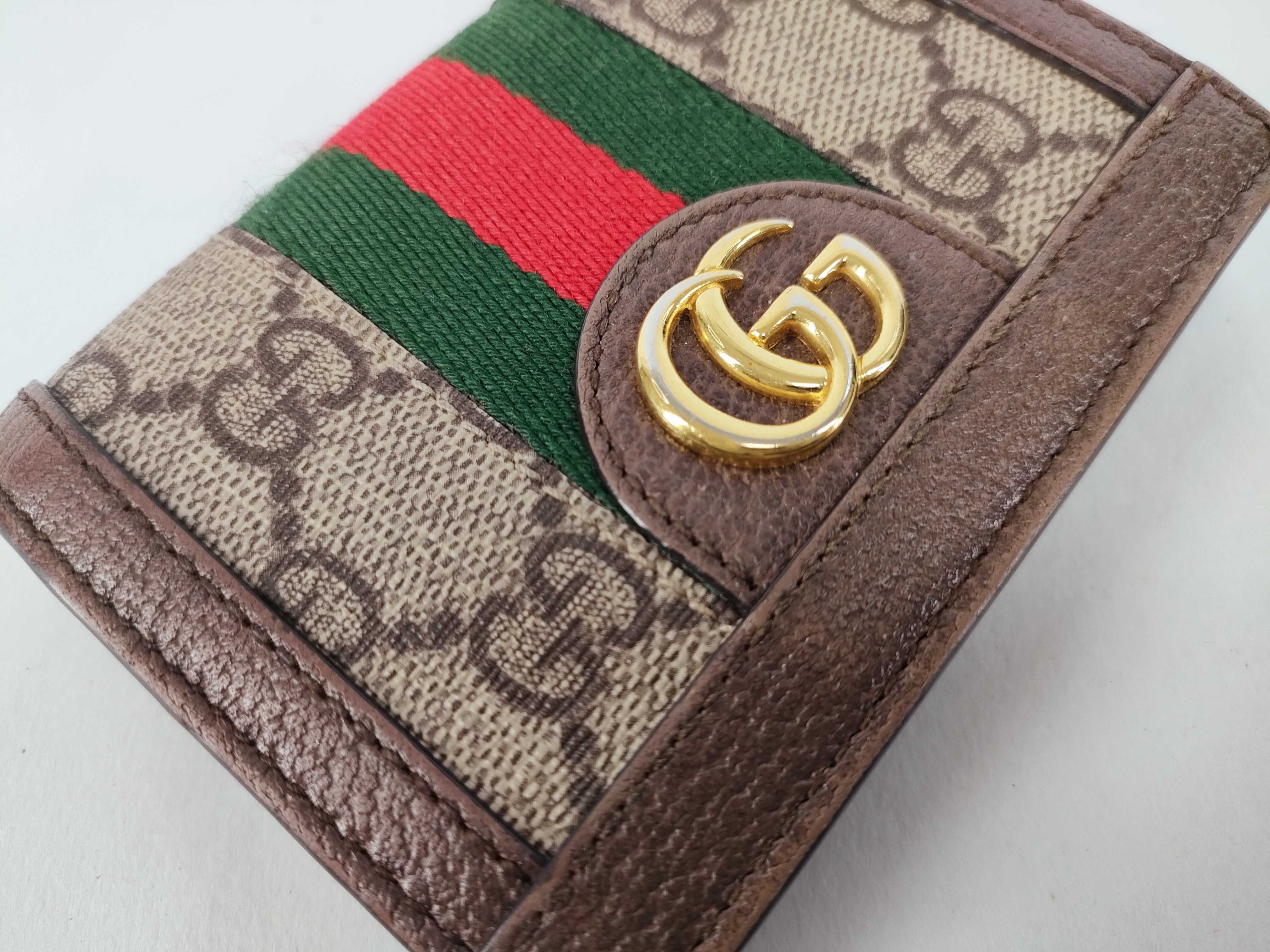 GG Supreme Ophidia Bi-fold Wallet Compact Wallet 523155 — view 13