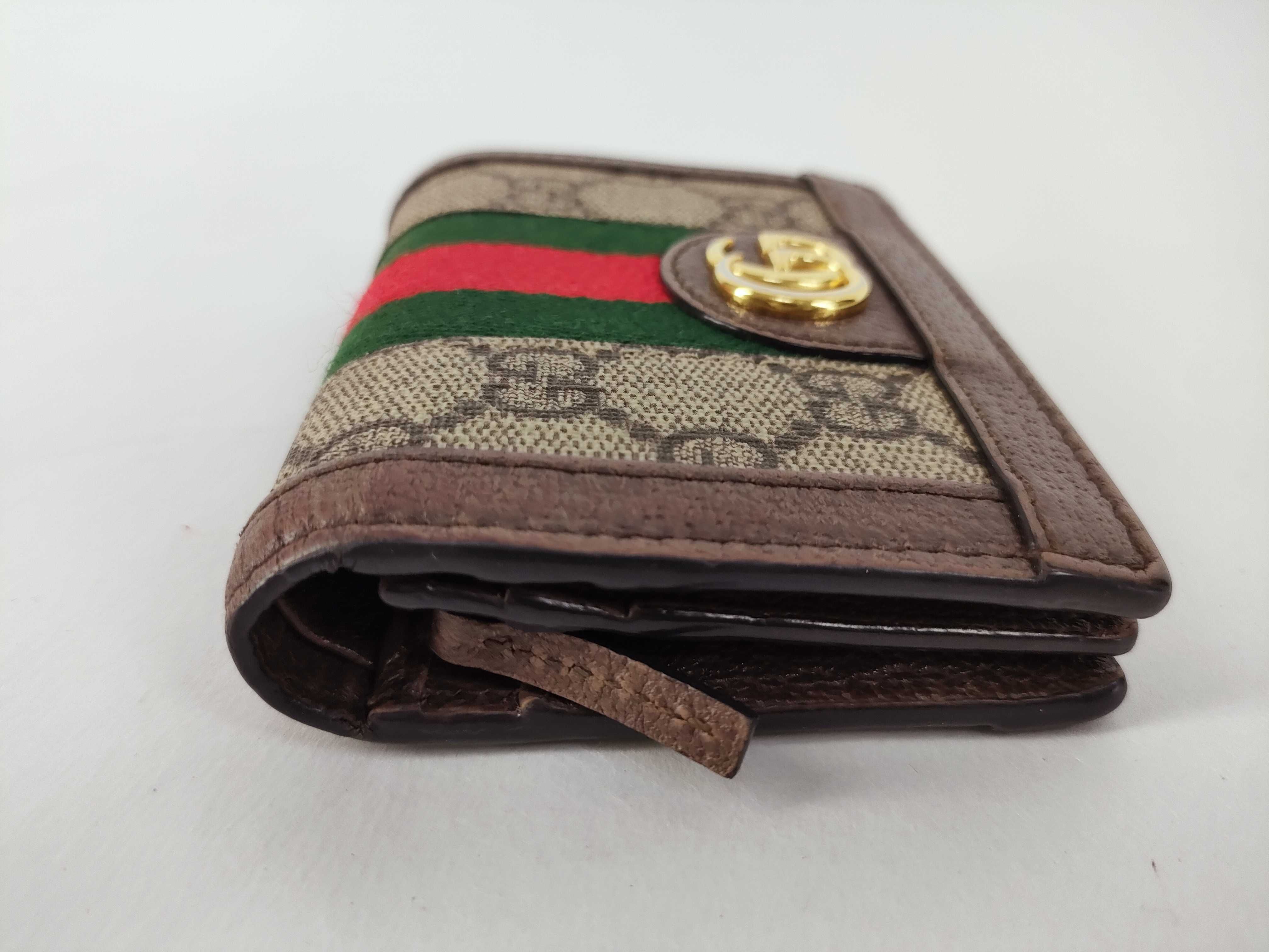 GG Supreme Ophidia Bi-fold Wallet Compact Wallet 523155 — view 3