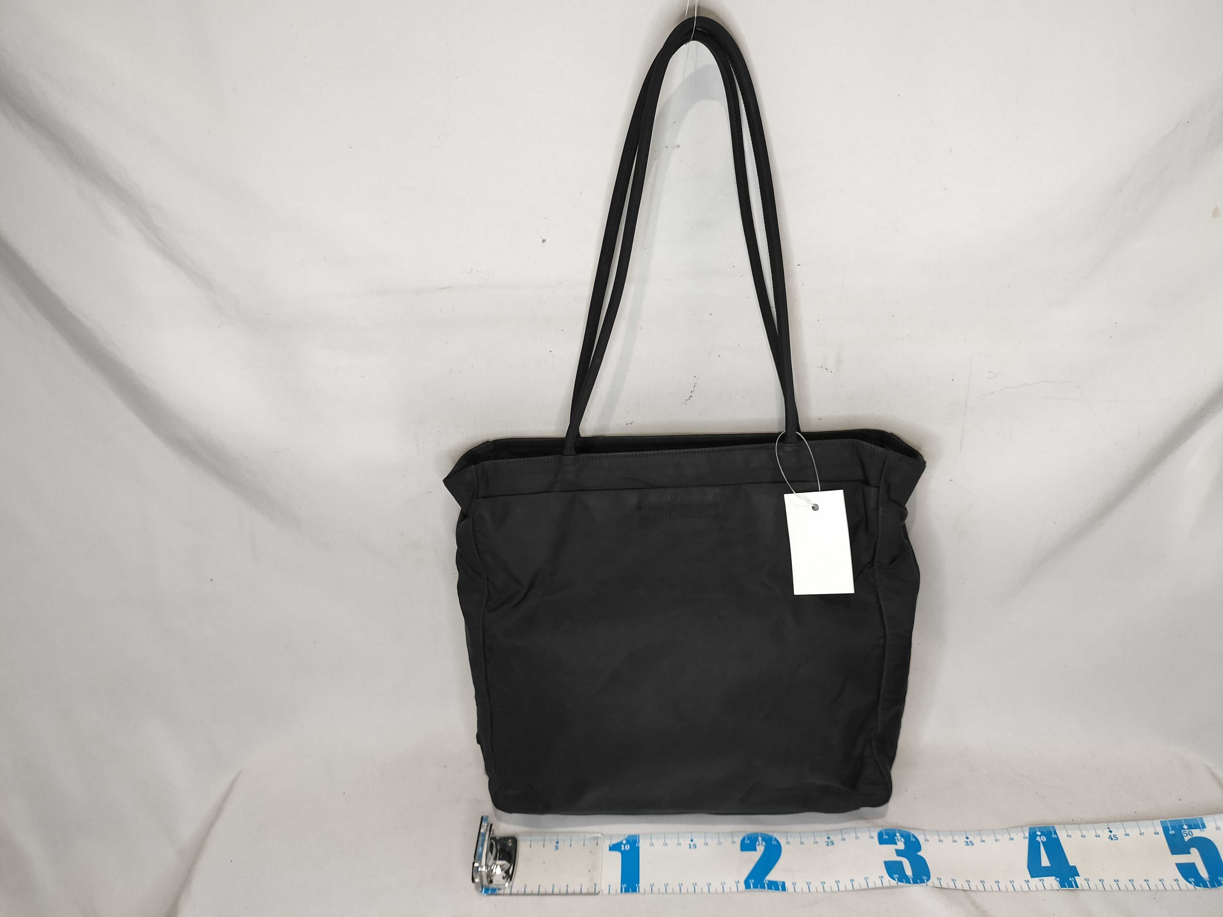 Nylon Tote Bag (Black) — view 2