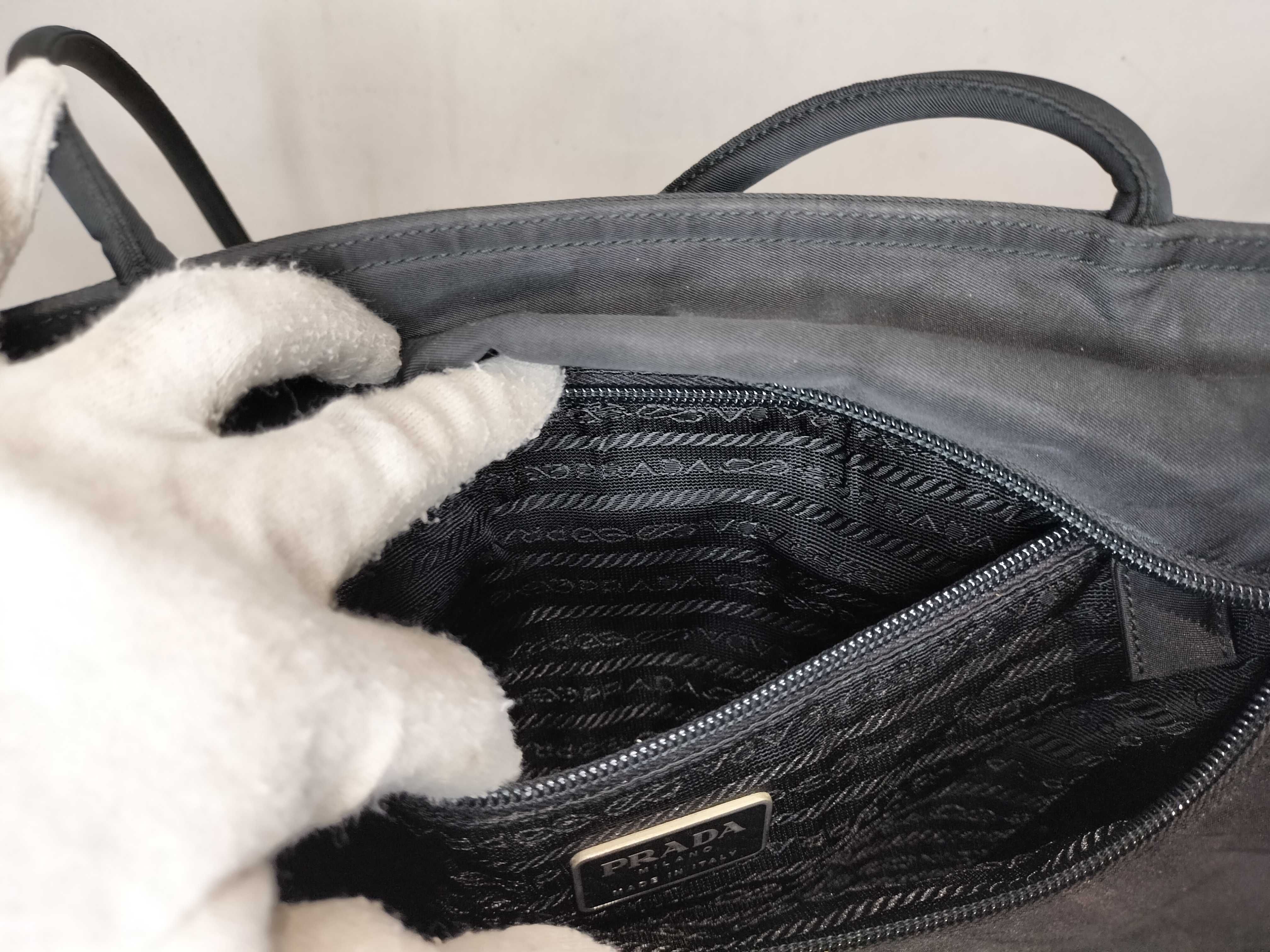 Nylon Tote Bag (Black) — view 12