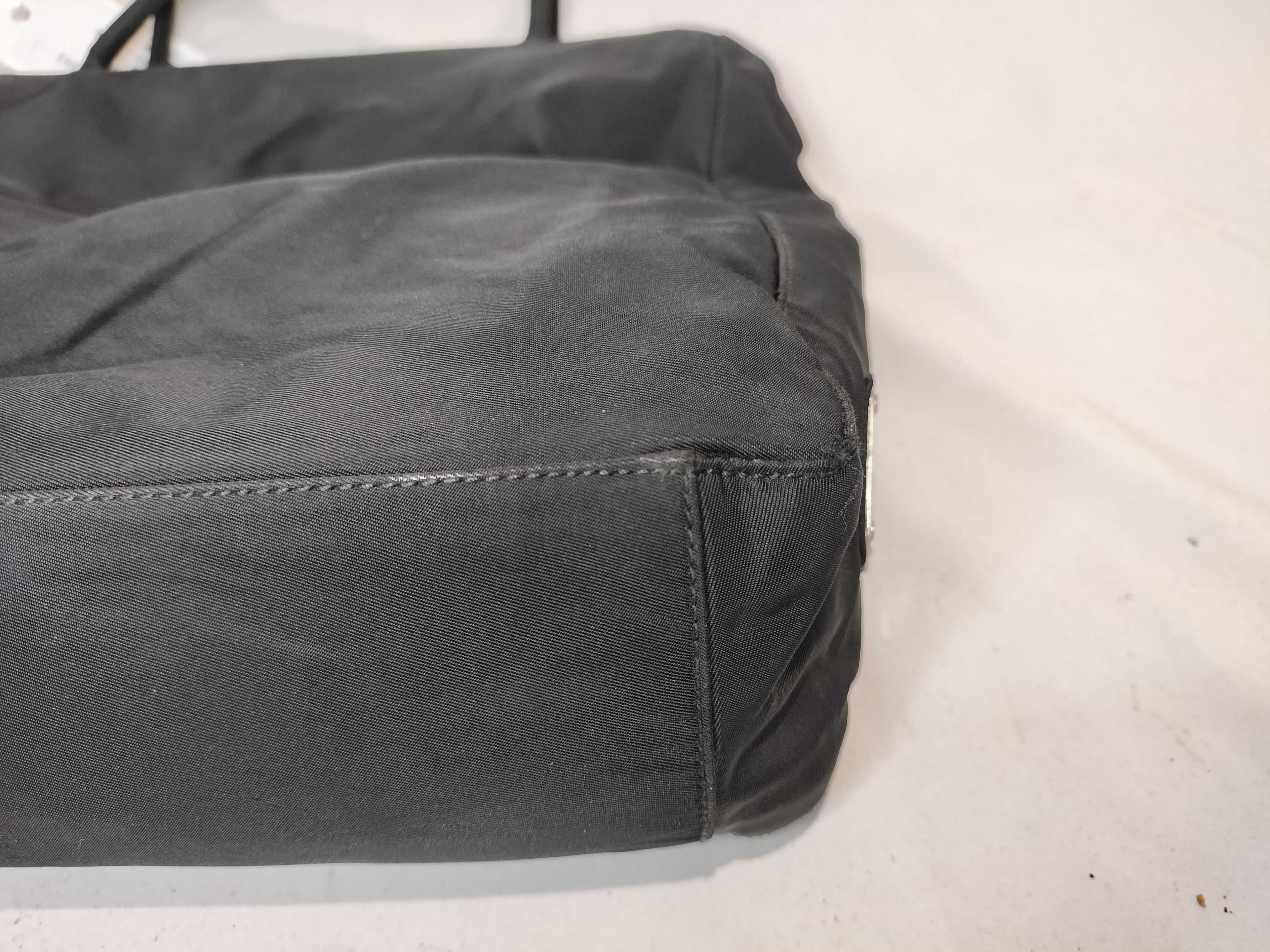 Nylon Tote Bag (Black) — view 6