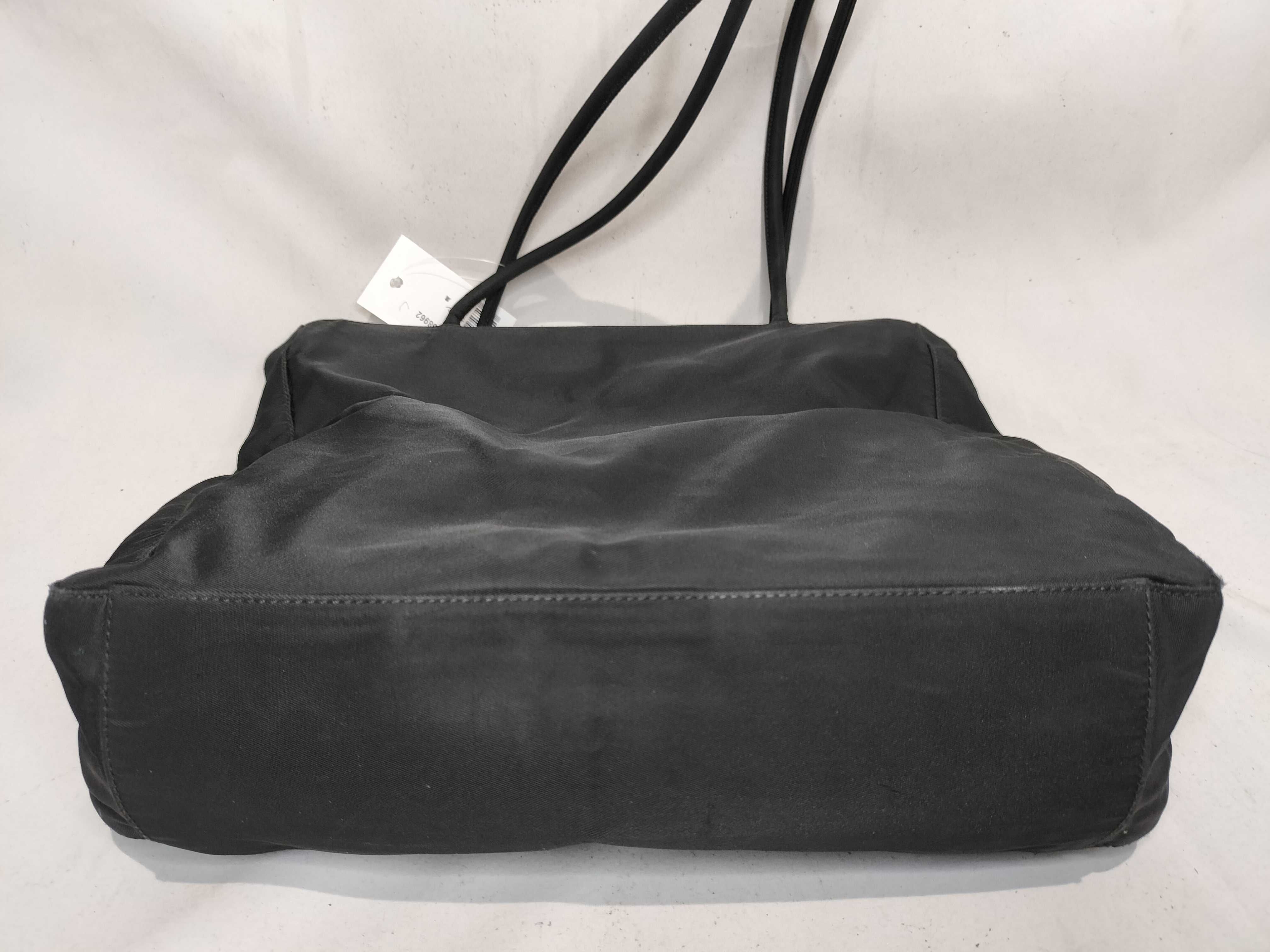 Nylon Tote Bag (Black) — view 7