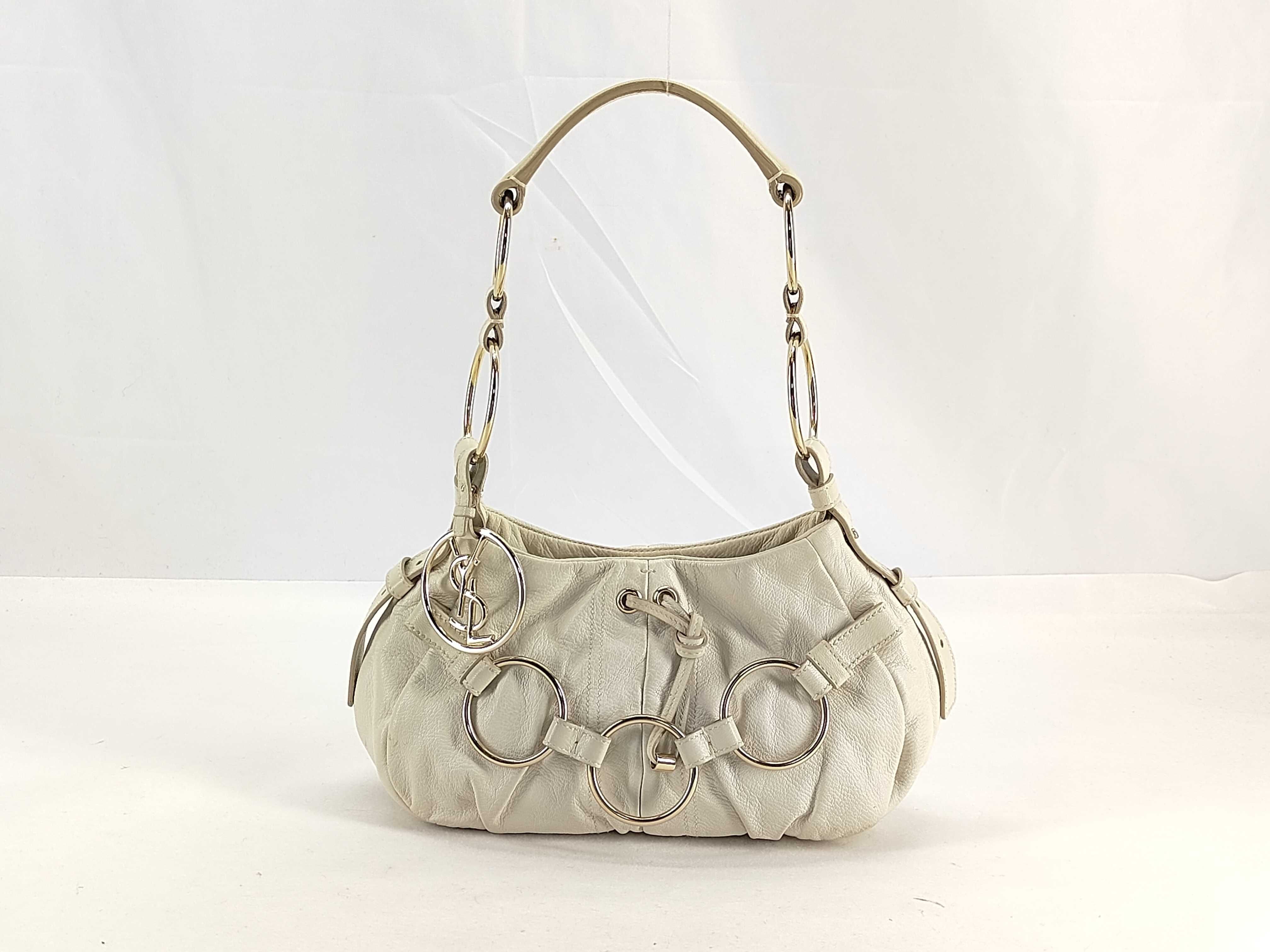 Tom Ford era Sakhalin leather ring bag YSL charm shoulder bag