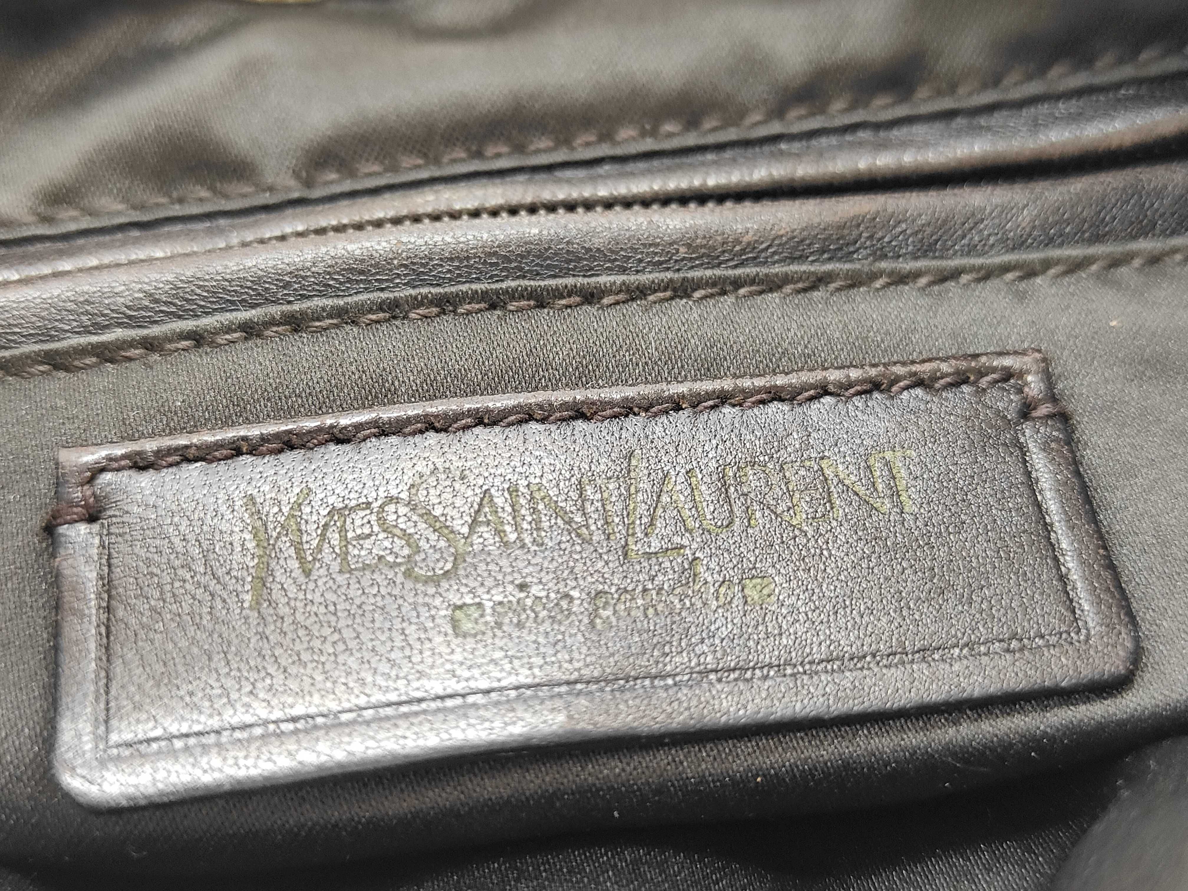 Tom Ford era Sakhalin leather ring bag YSL charm shoulder bag — view 11