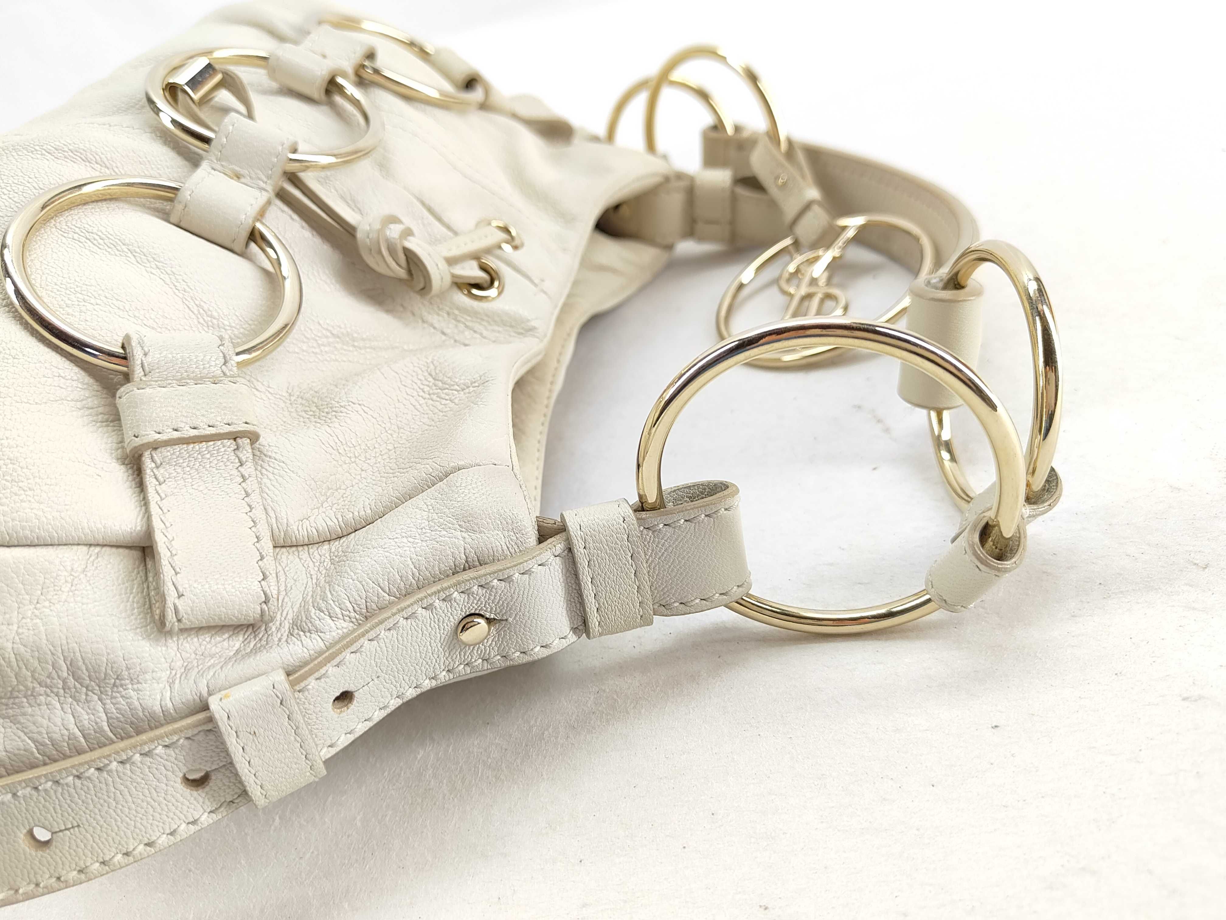 Tom Ford era Sakhalin leather ring bag YSL charm shoulder bag — view 7