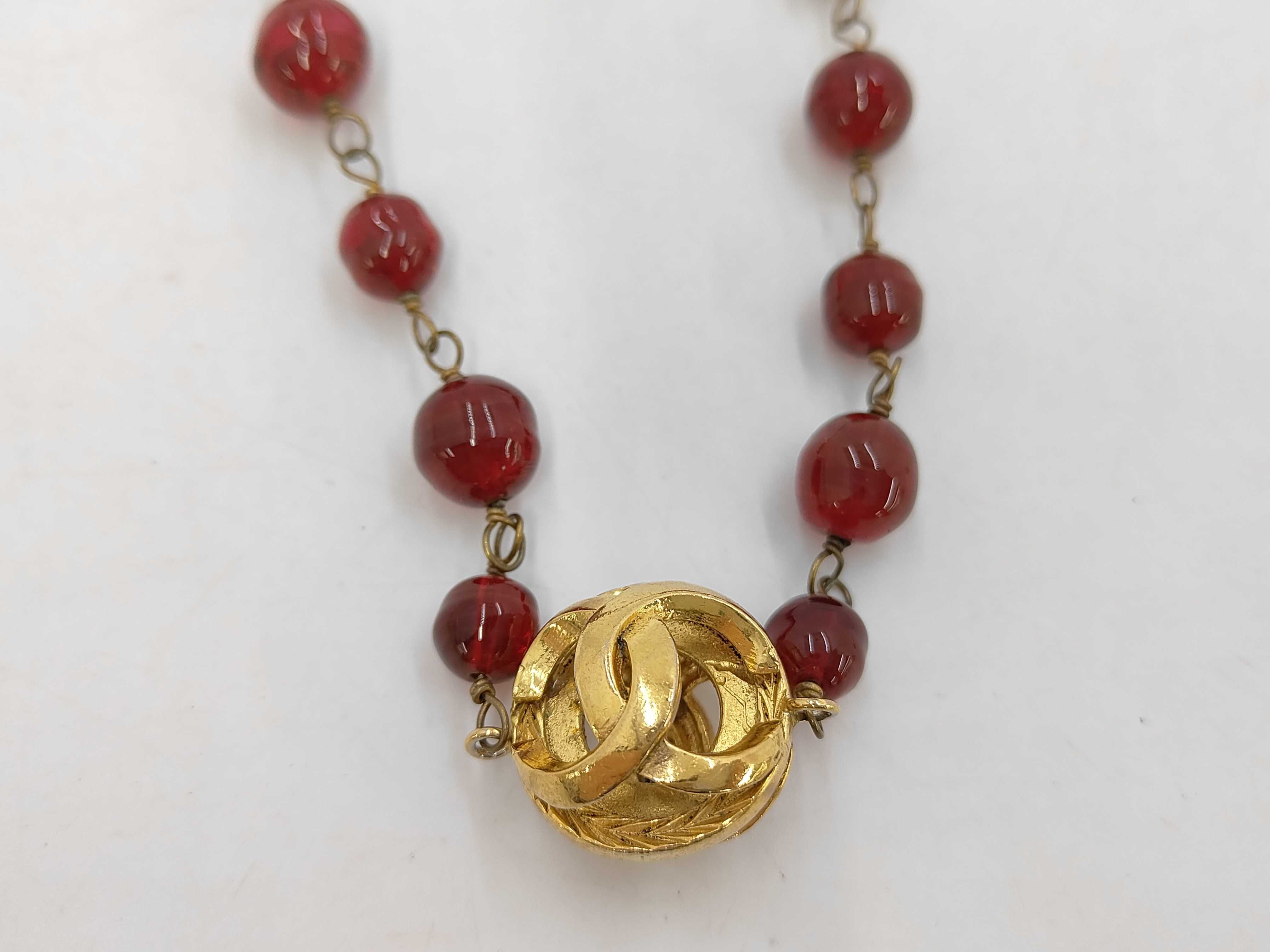 Coco Ball Color Stone Necklace — view 4