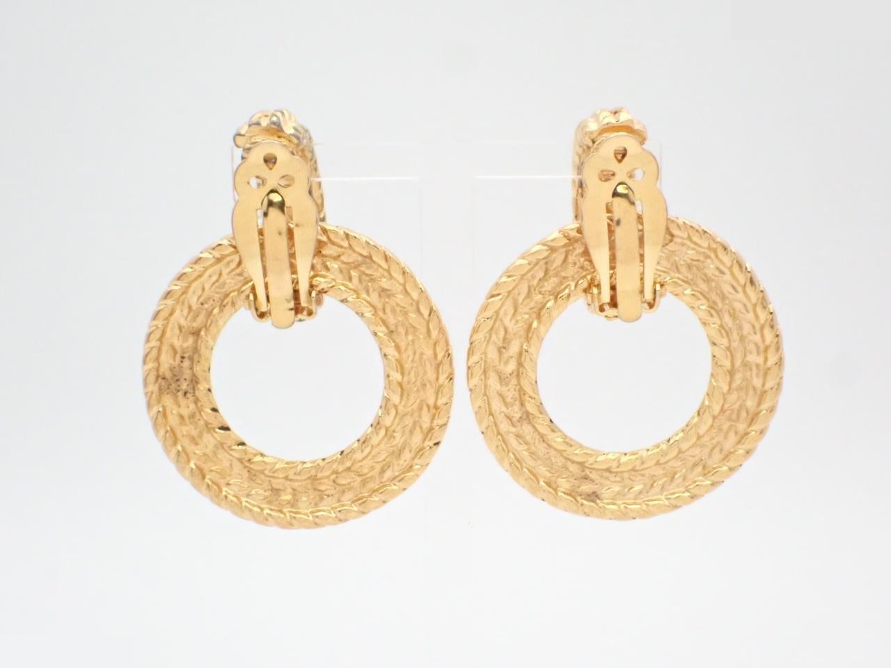 circle earrings — view 2