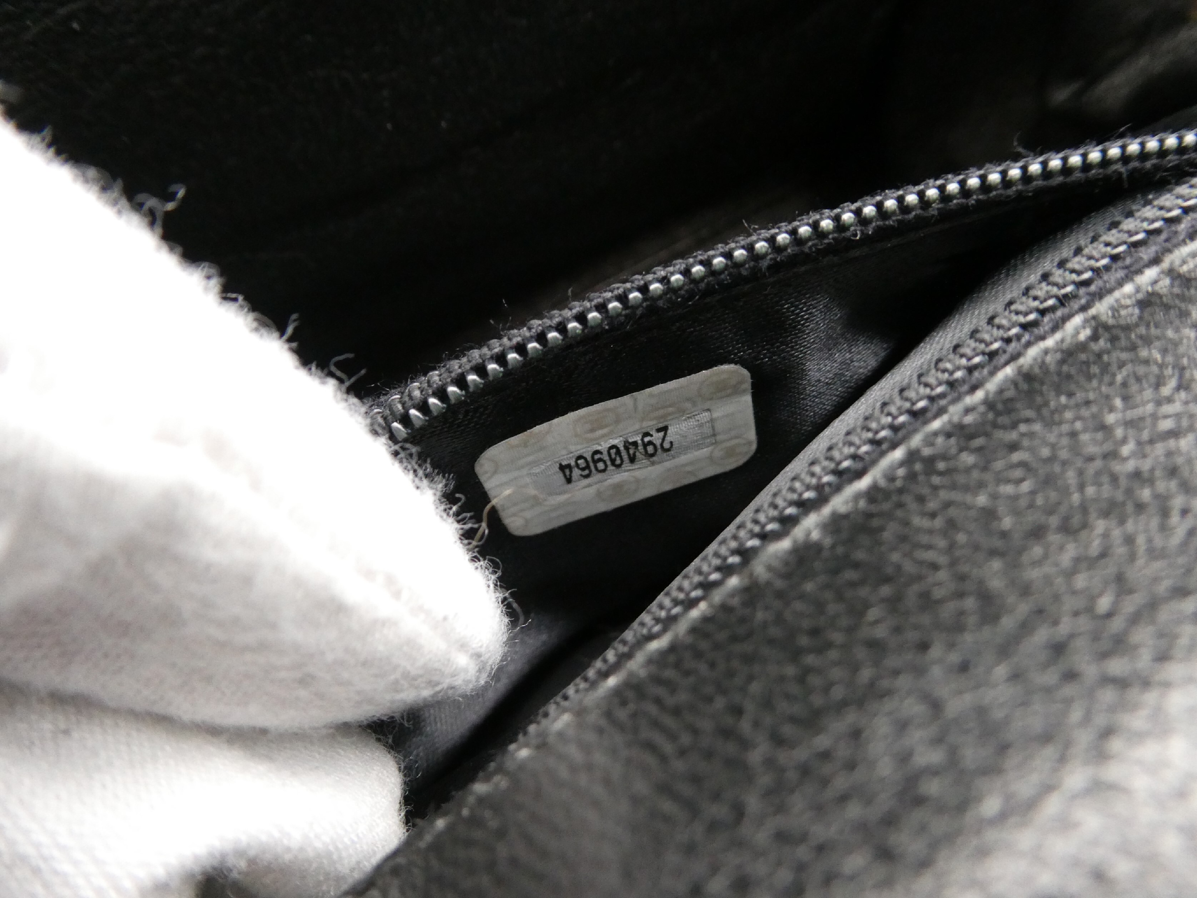 Coco Mark Satin Ribbon Clasp Shoulder Bag — view 9
