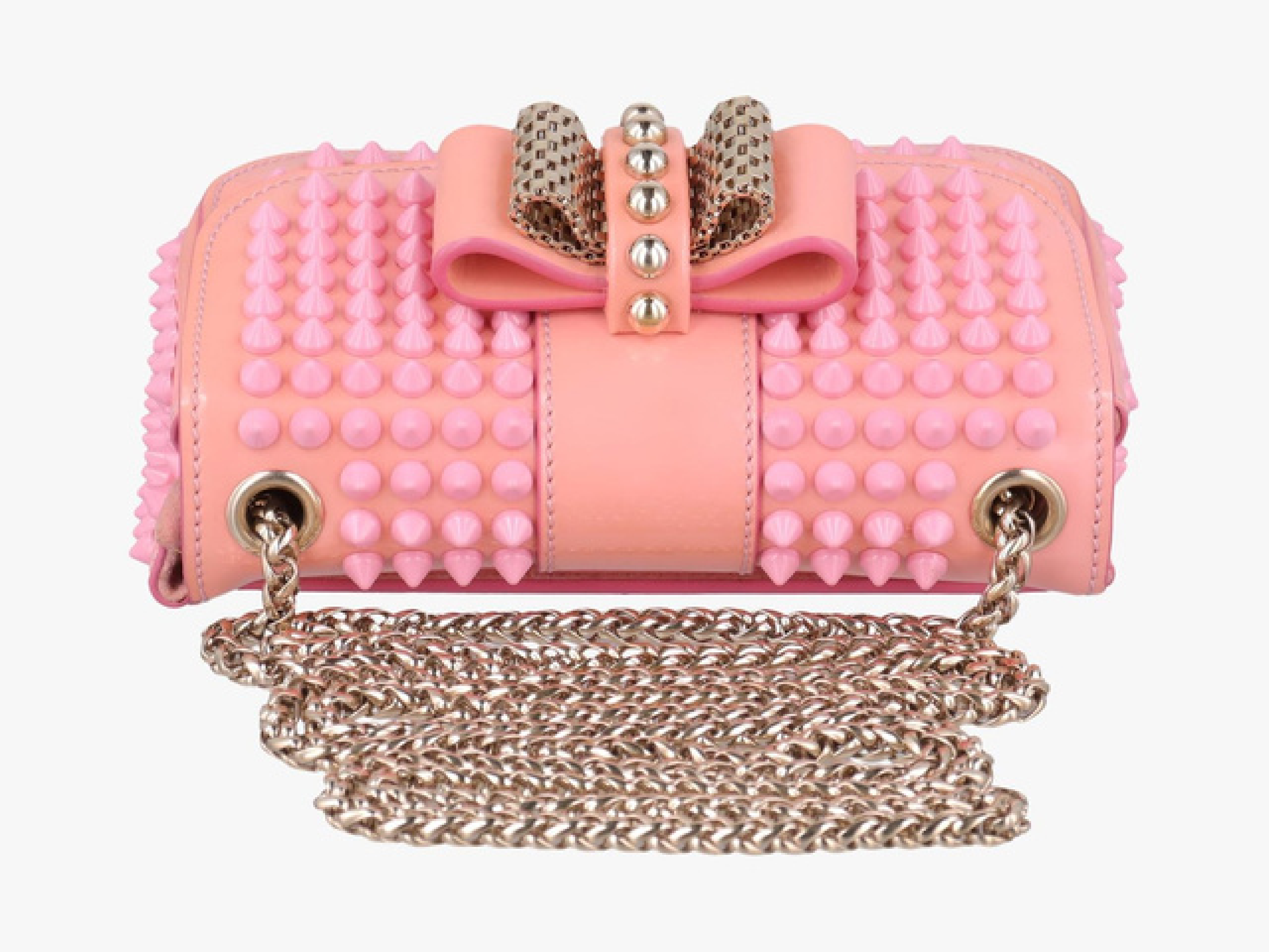 Sweet Charity Scarab Spike Patent Shoulder Bag — view 4