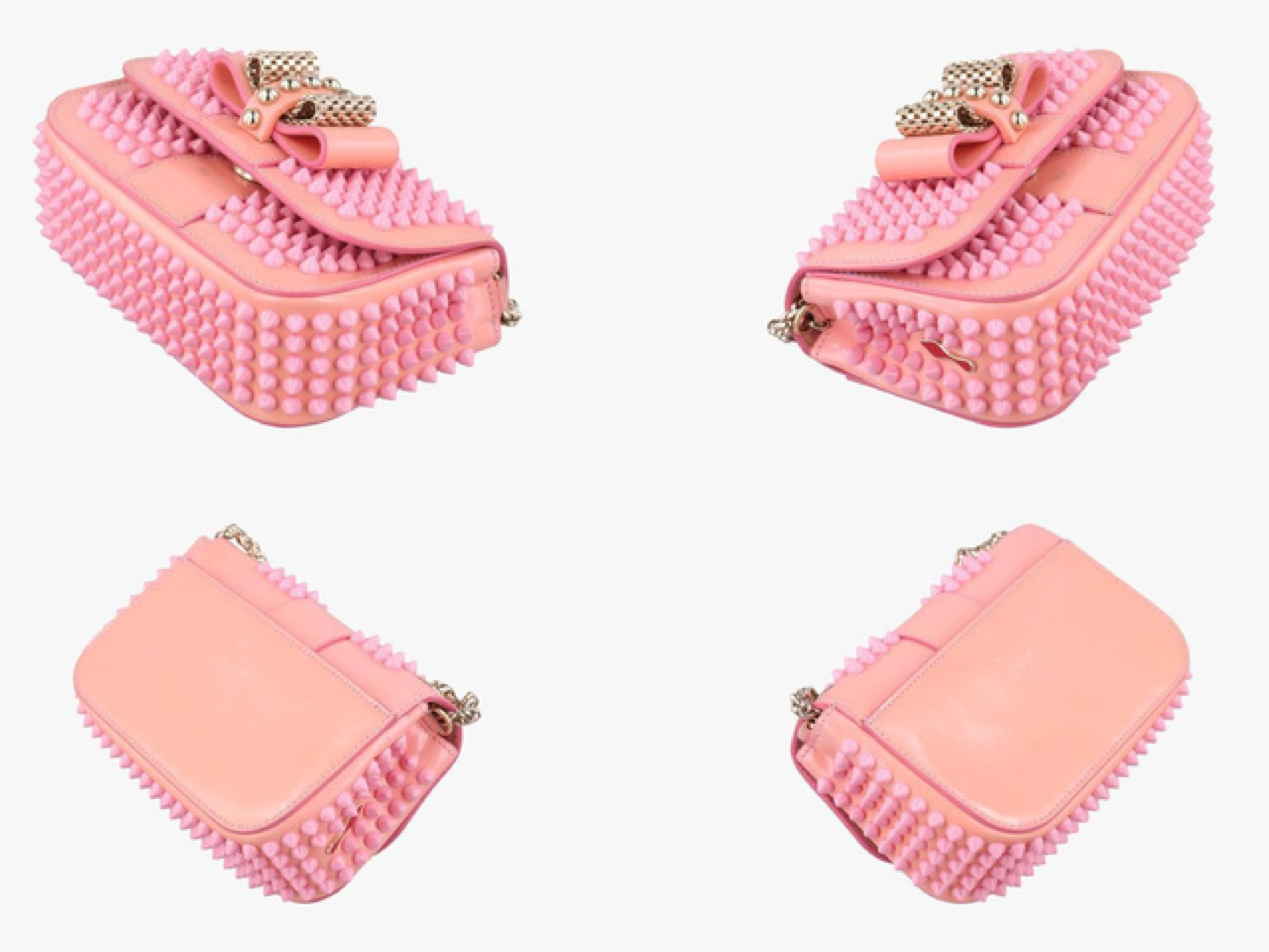 Sweet Charity Scarab Spike Patent Shoulder Bag — view 5
