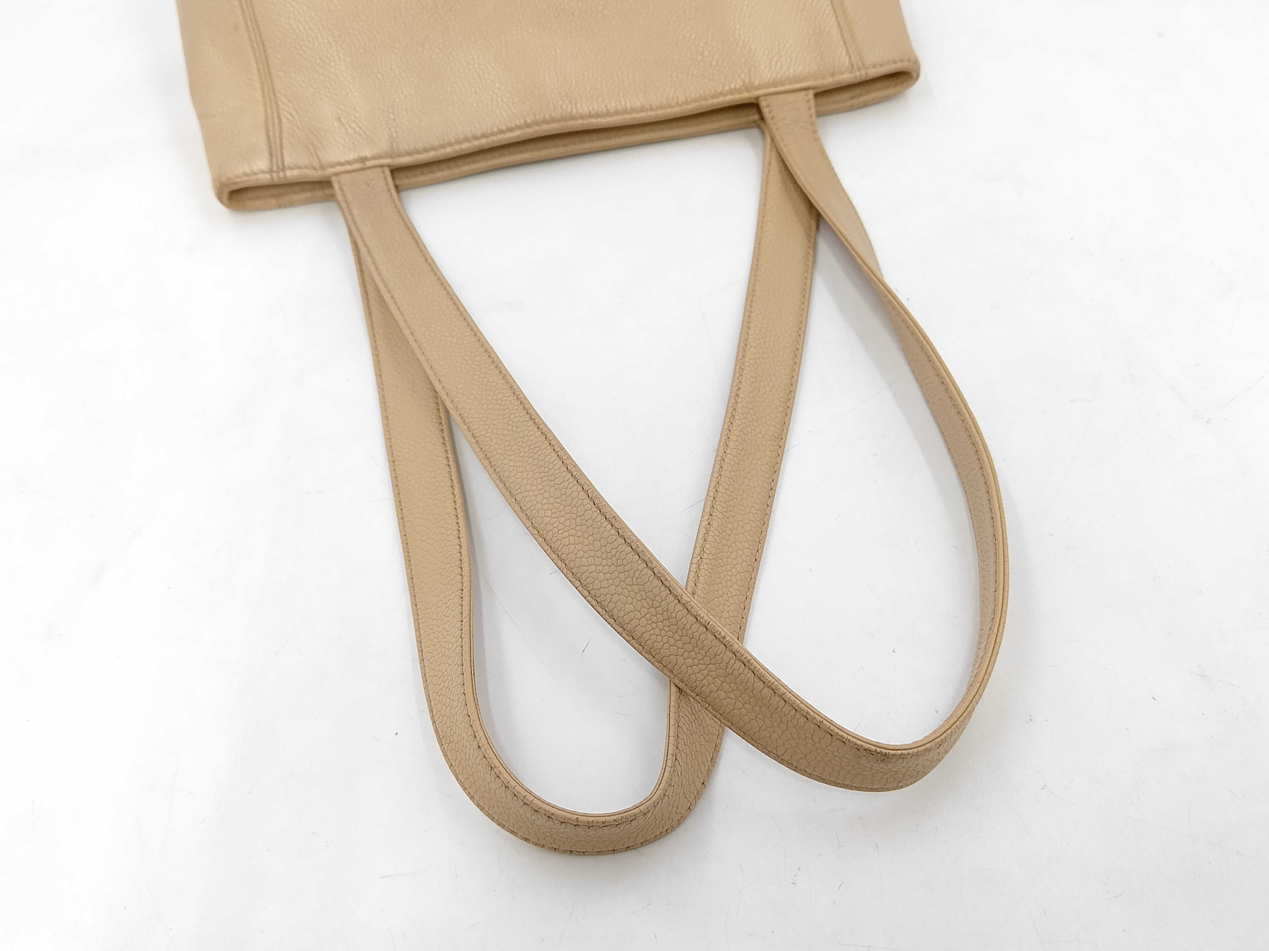 Coco Mark Caviar Skin Shoulder Bag (with serial card and sticker) — view 3