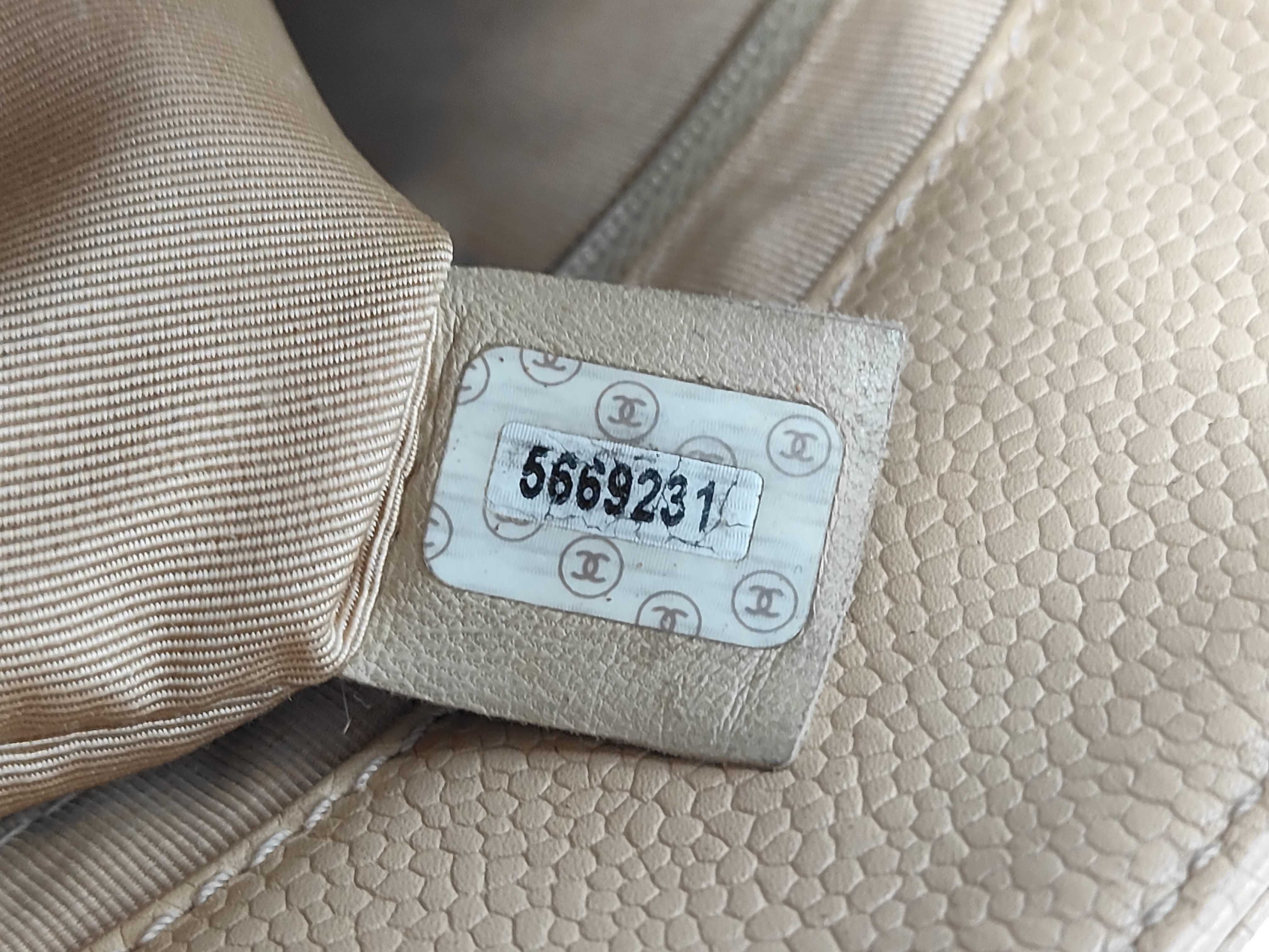 Coco Mark Caviar Skin Shoulder Bag (with serial card and sticker) — view 10