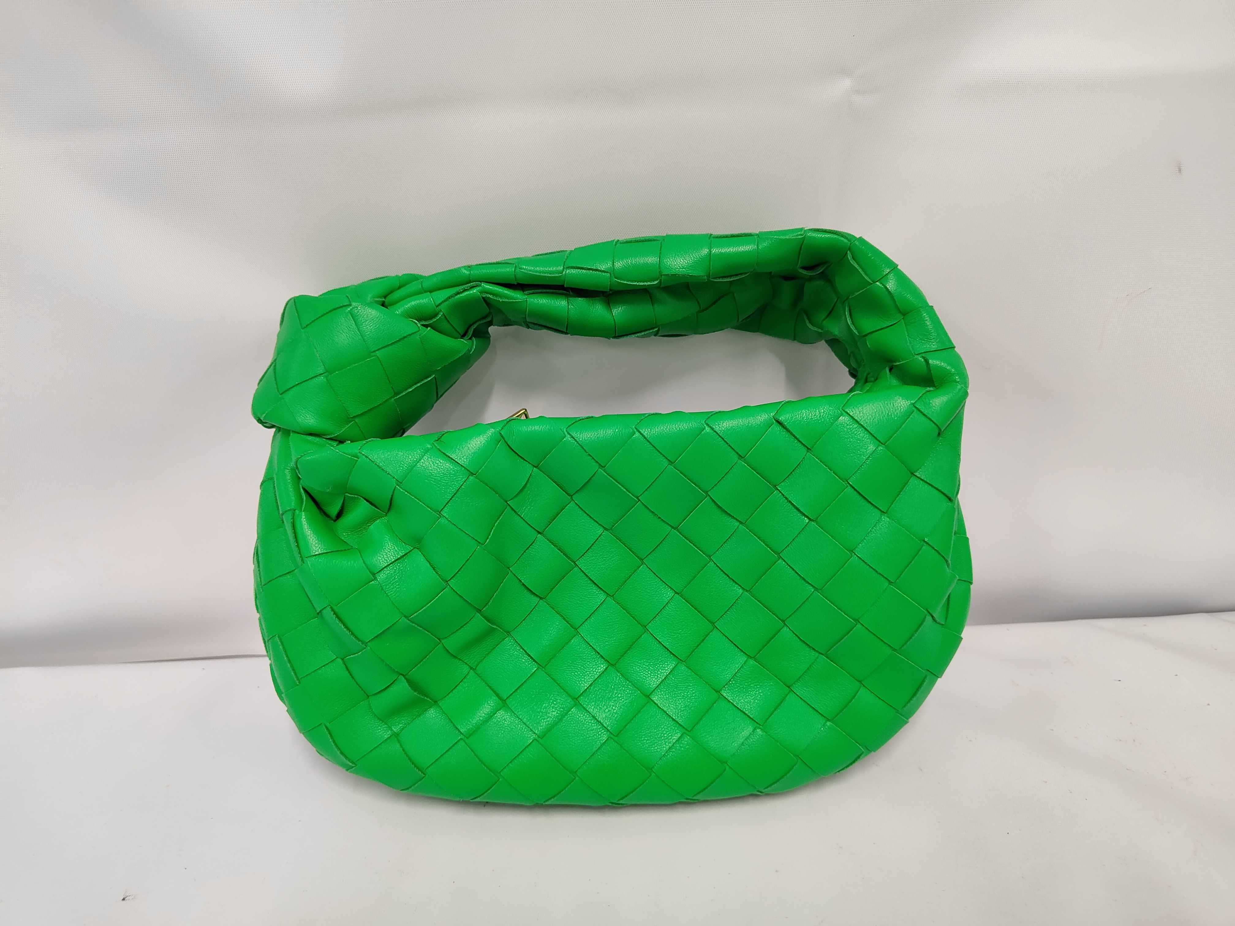 Intrecciato Mini Jodie Green Handbag