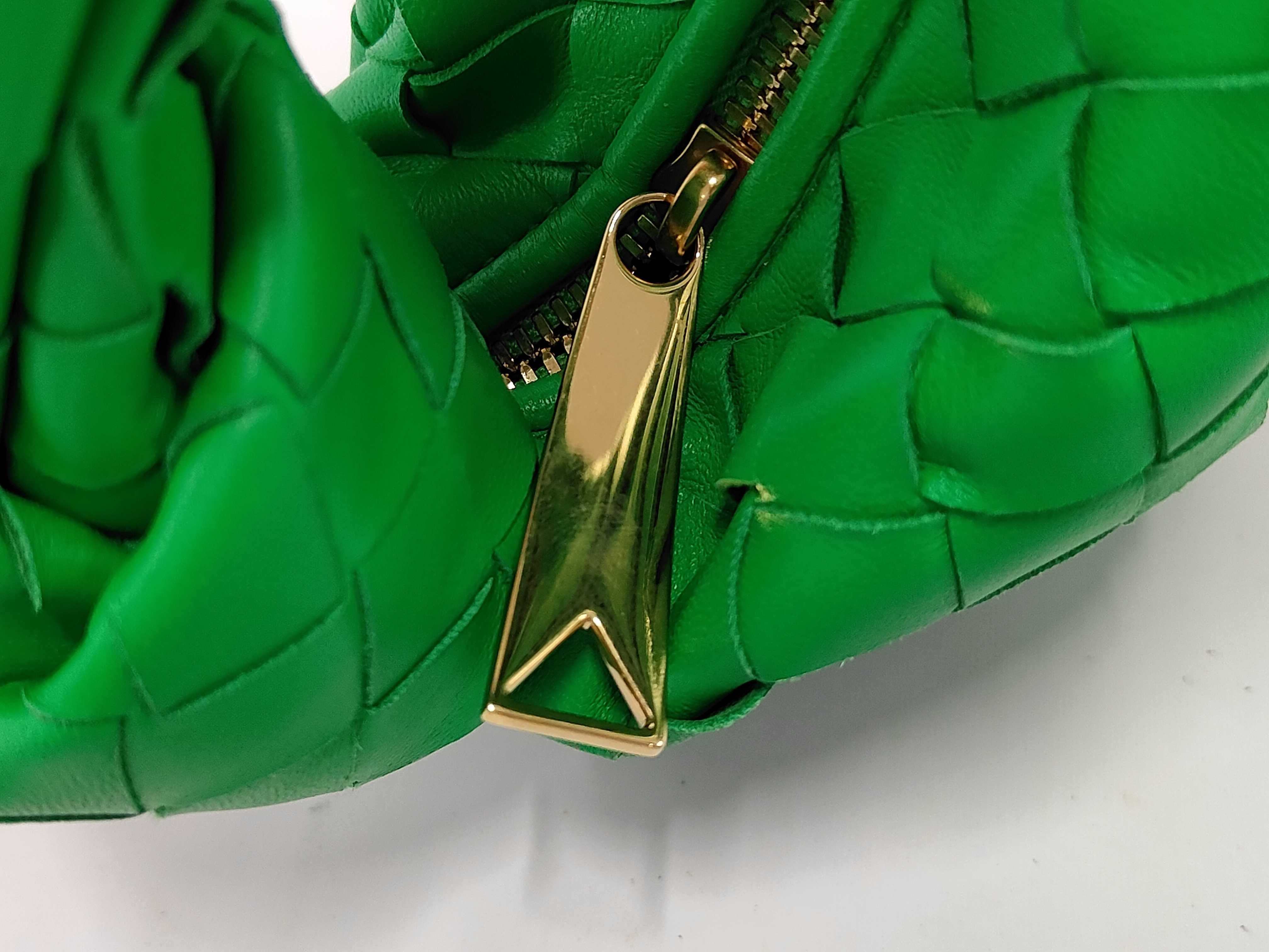 Intrecciato Mini Jodie Green Handbag — view 11