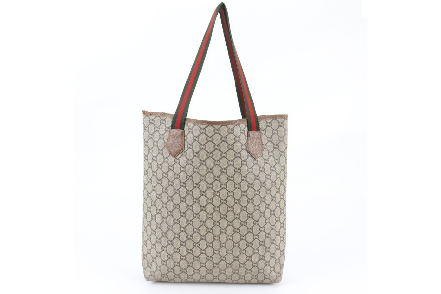 Sherry Line GG Plus Leather Tote Bag Shoulder Bag — view 3