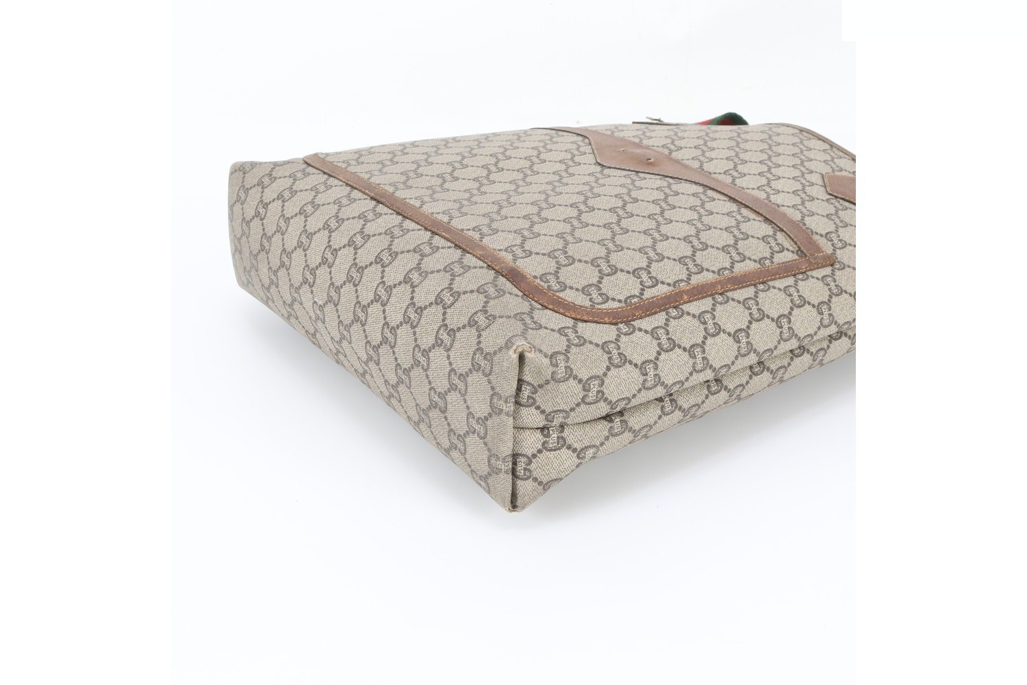 Sherry Line GG Plus Leather Tote Bag Shoulder Bag — view 5