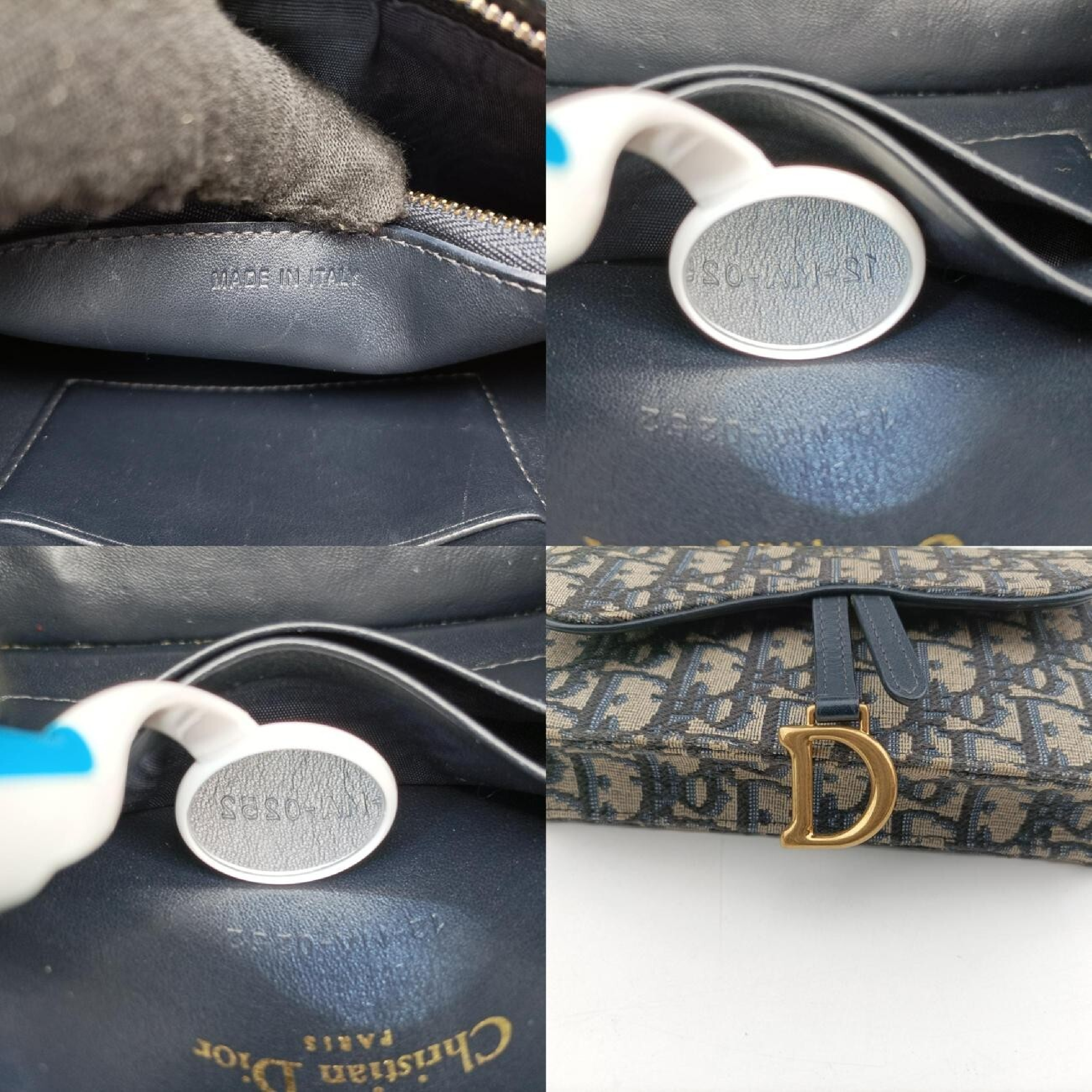 Saddle Navy x Gray Jacquard 12-MA-0252 Waist Bag — view 8