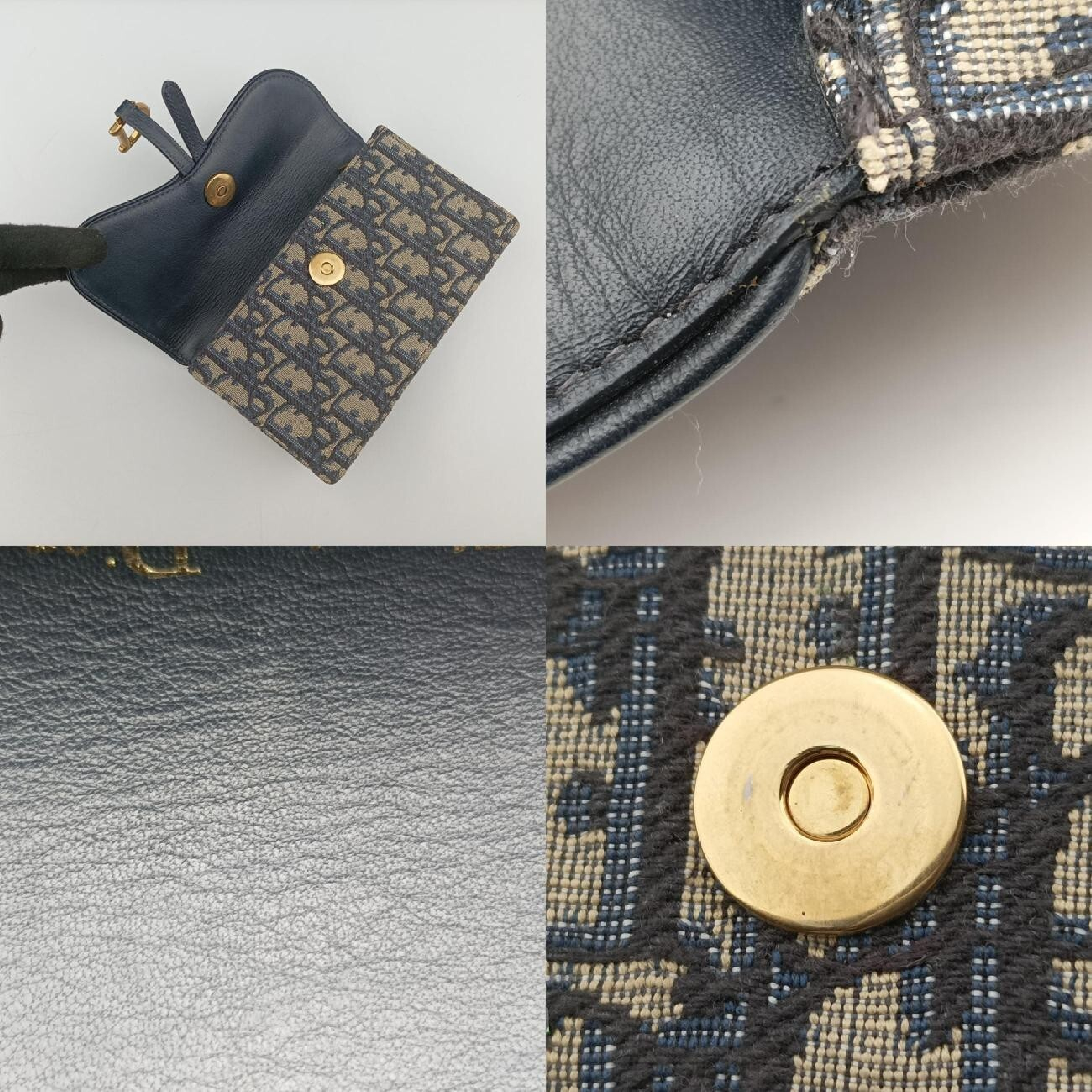 Saddle Navy x Gray Jacquard 12-MA-0252 Waist Bag — view 9