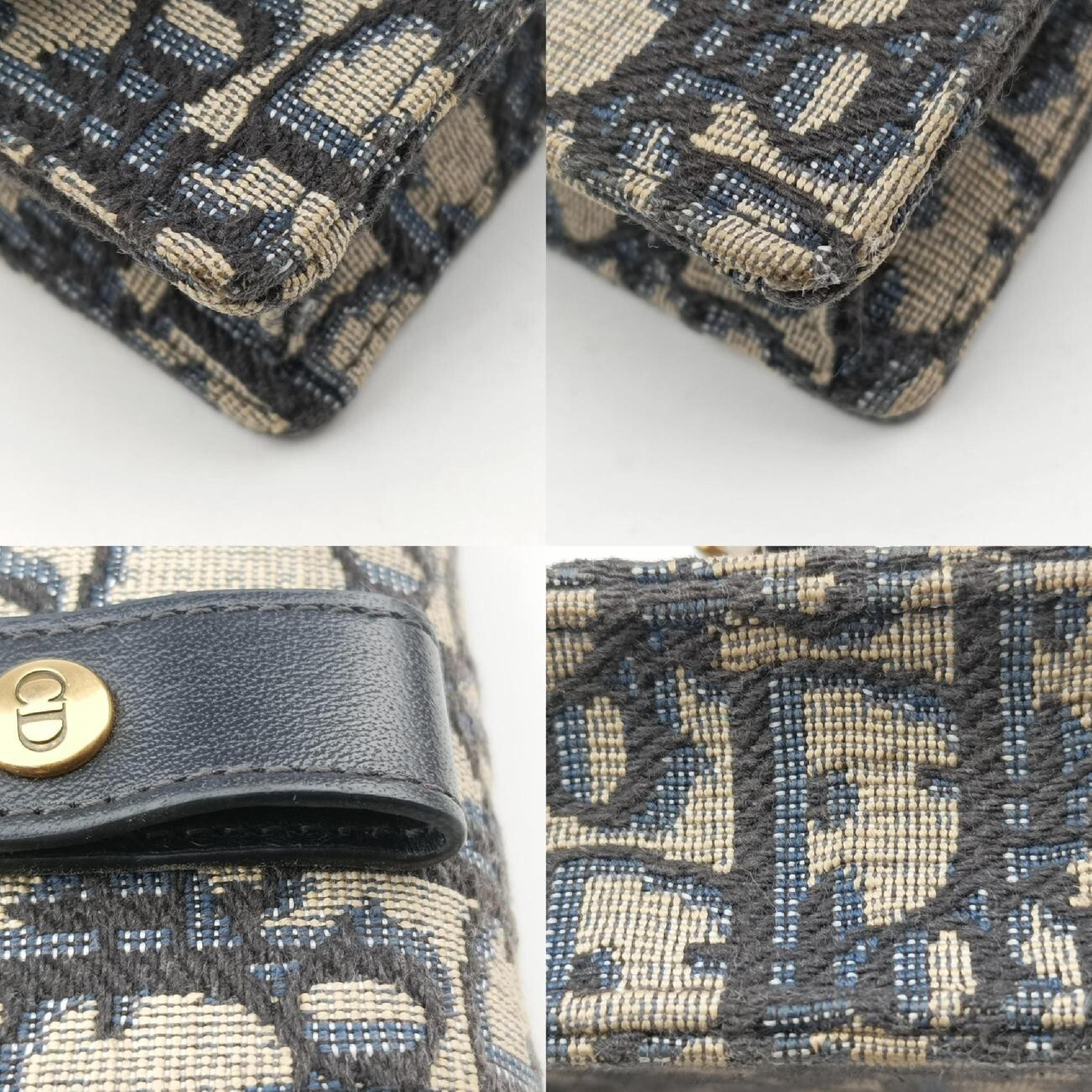 Saddle Navy x Gray Jacquard 12-MA-0252 Waist Bag — view 10