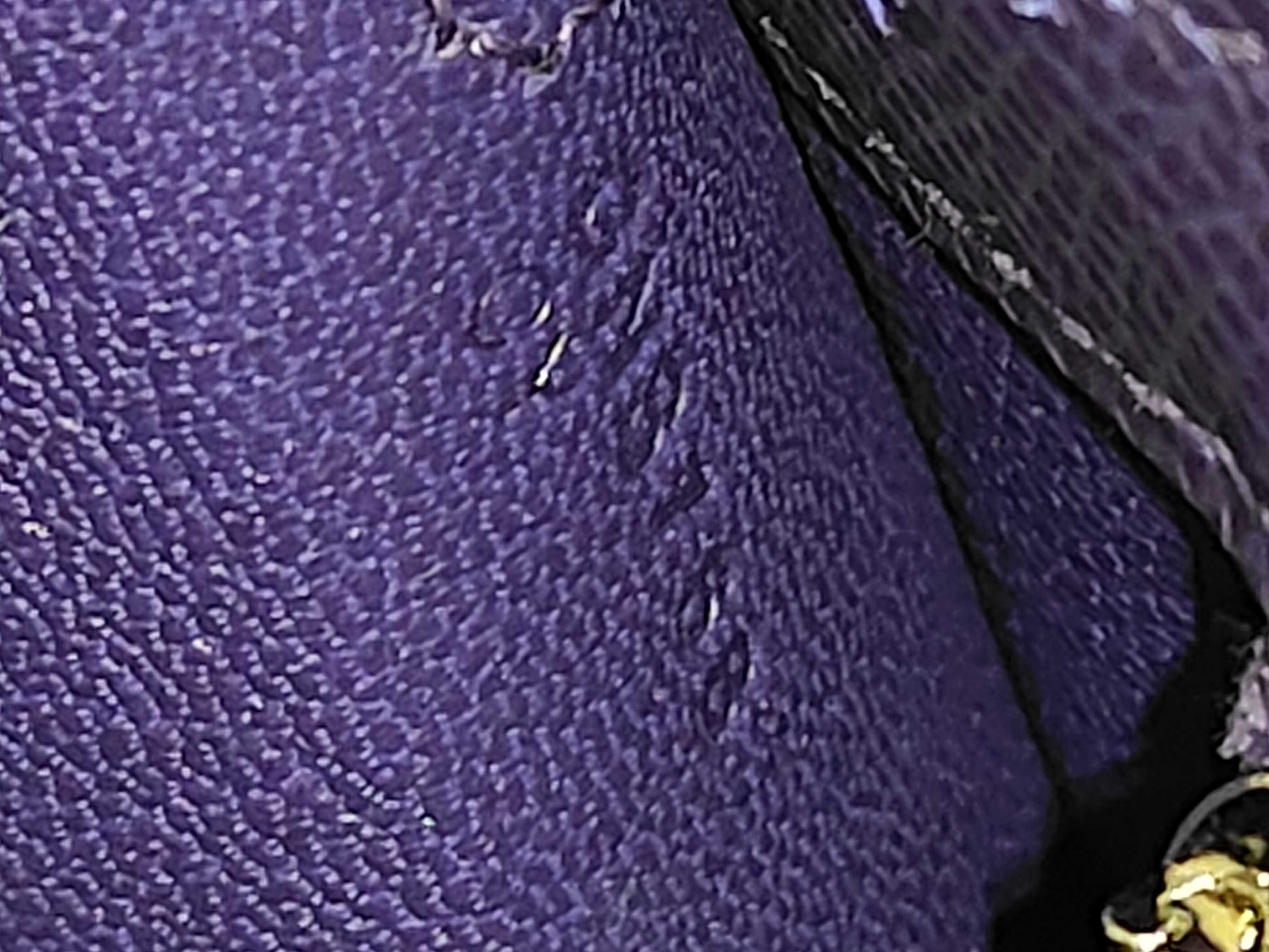 Kelly 25 Togo Purple SV G Stamp with Seal Shoulder Bag — view 13