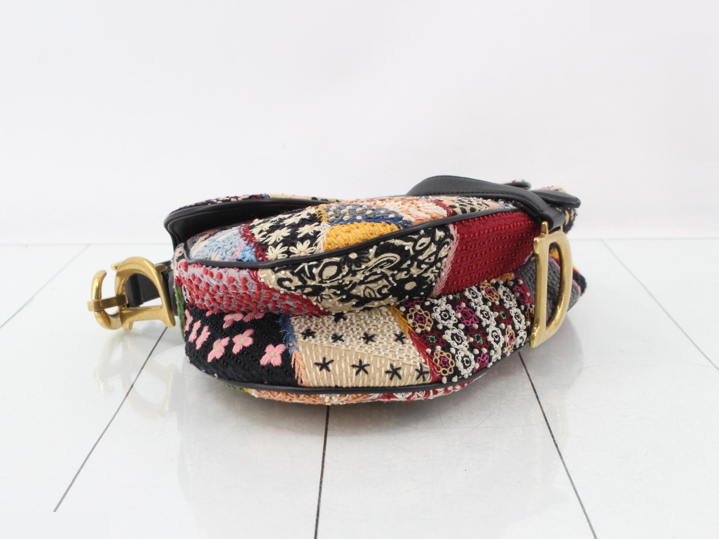 Saddle bag, embroidered, one-shoulder bag — view 5