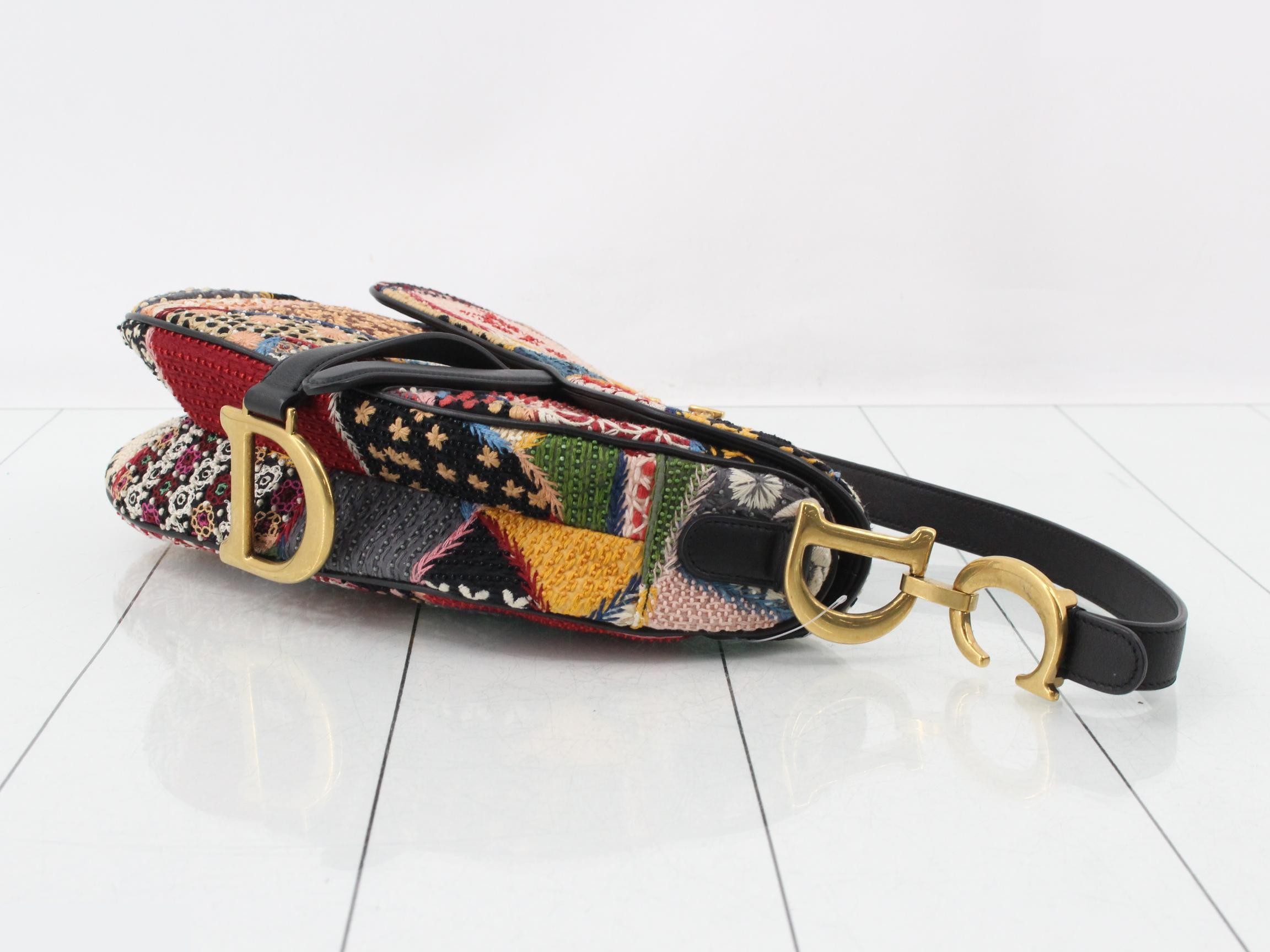 Saddle bag, embroidered, one-shoulder bag — view 6