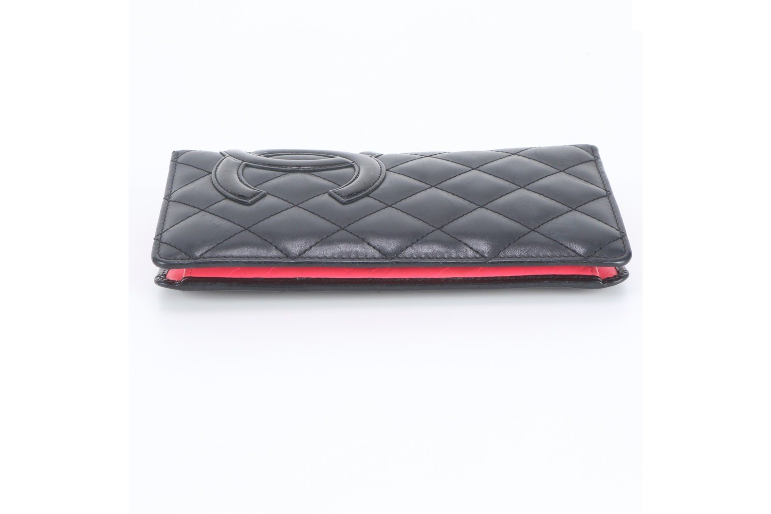 Cambon Line Leather Long Wallet with Guarantee and Serial Number Sticker — view 5