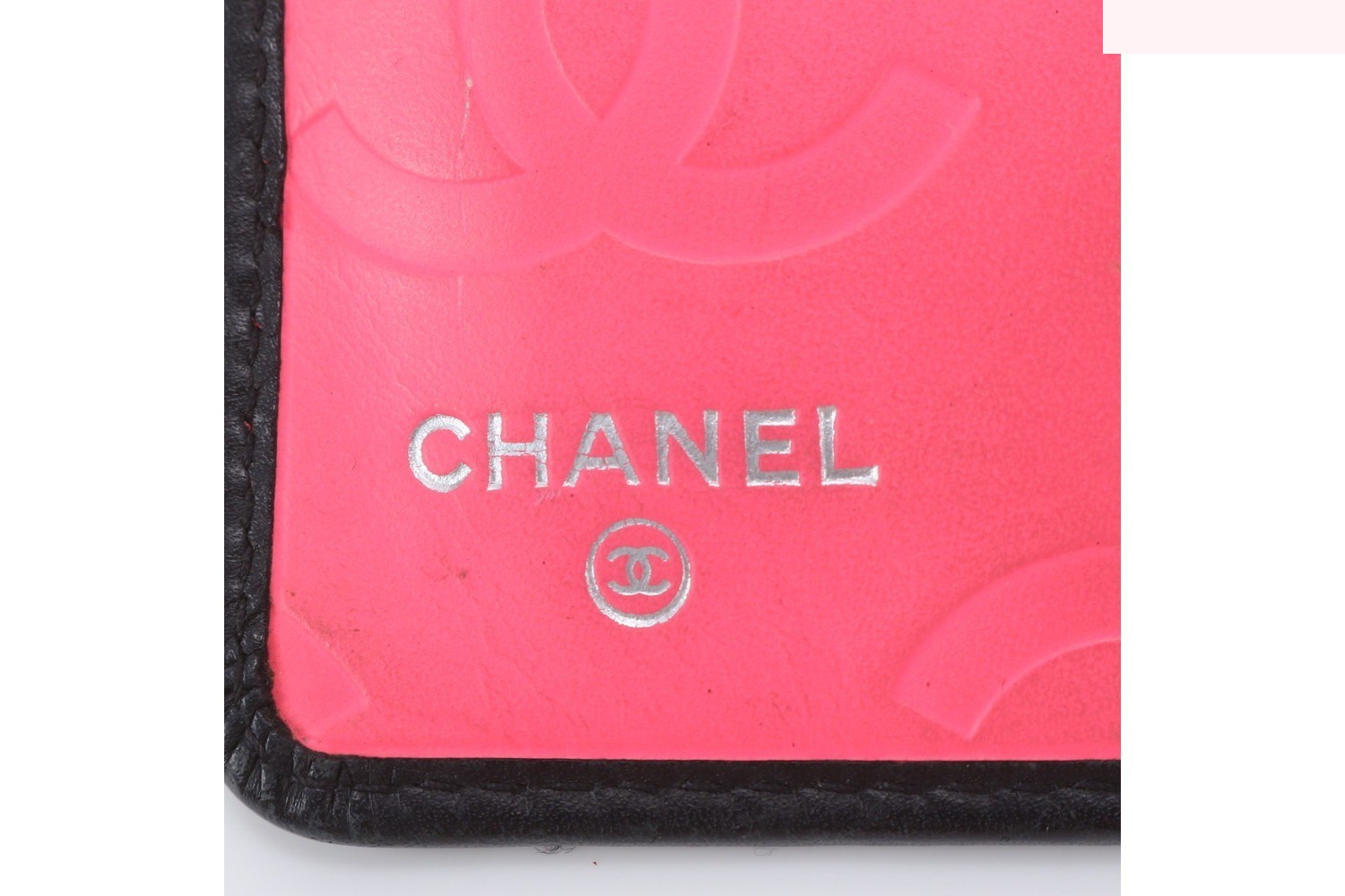Cambon Line Leather Long Wallet with Guarantee and Serial Number Sticker — view 10