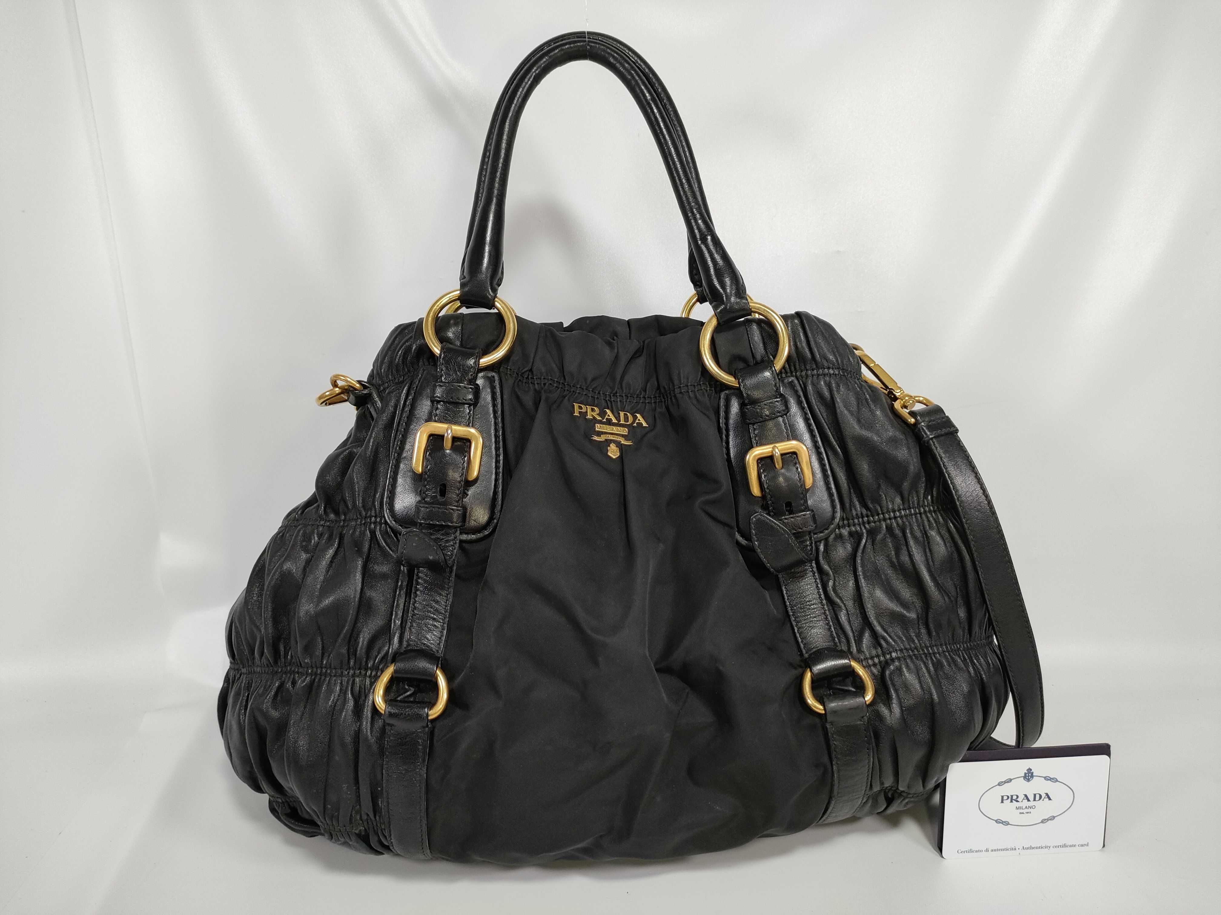 Gaufre Black Tote Bag (Handbag)