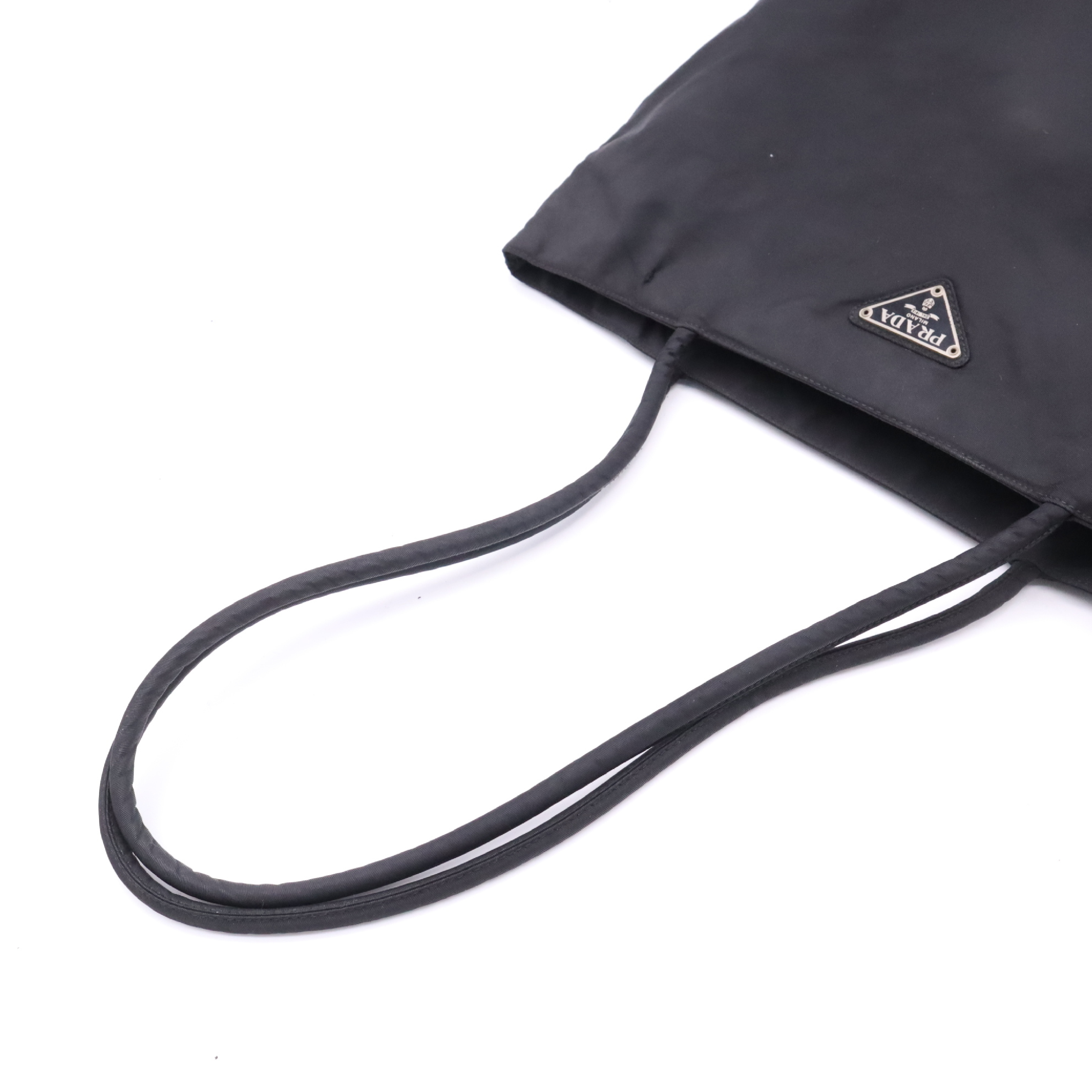 Nylon Tote Bag, Black Tote Bag — view 6