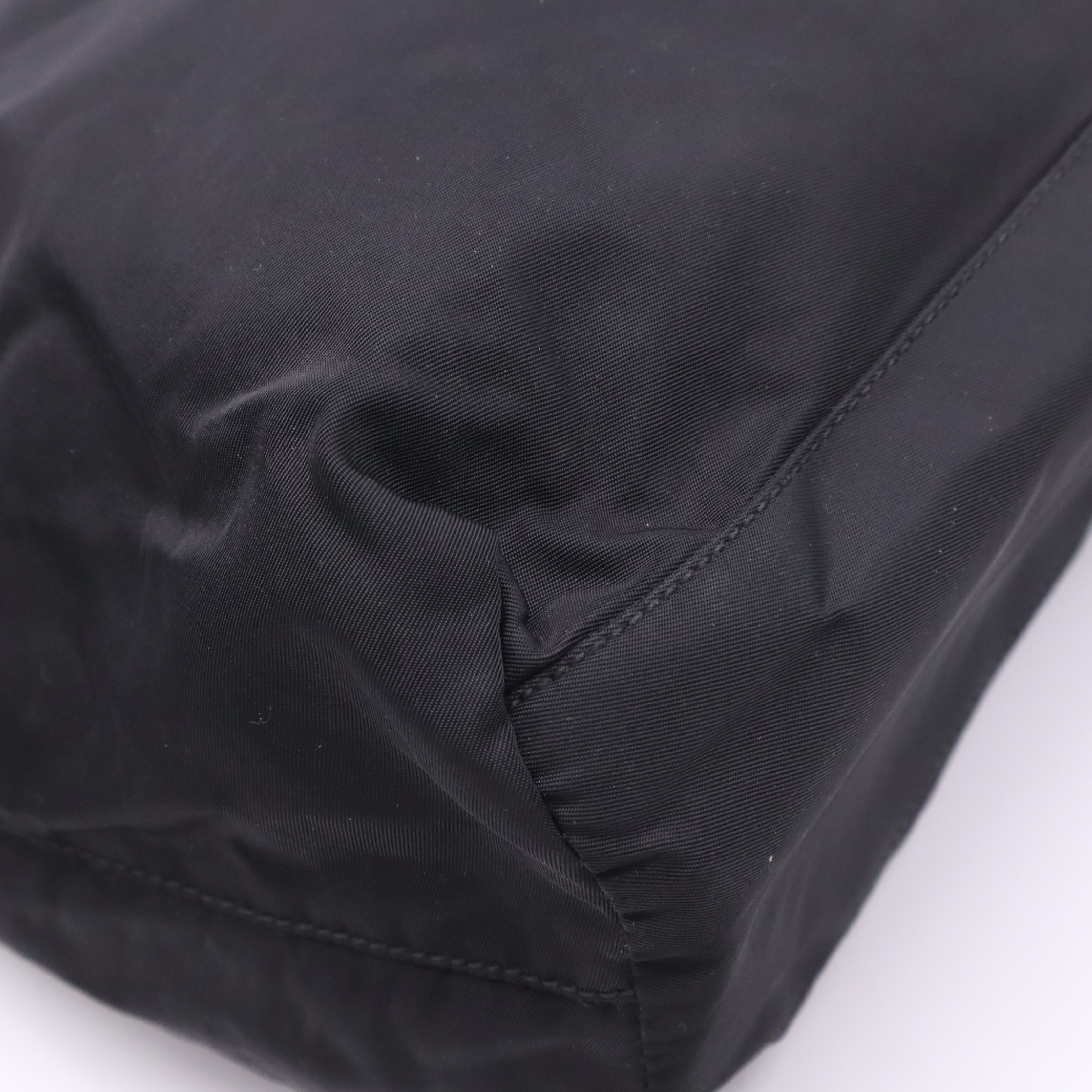 Nylon Tote Bag, Black Tote Bag — view 8