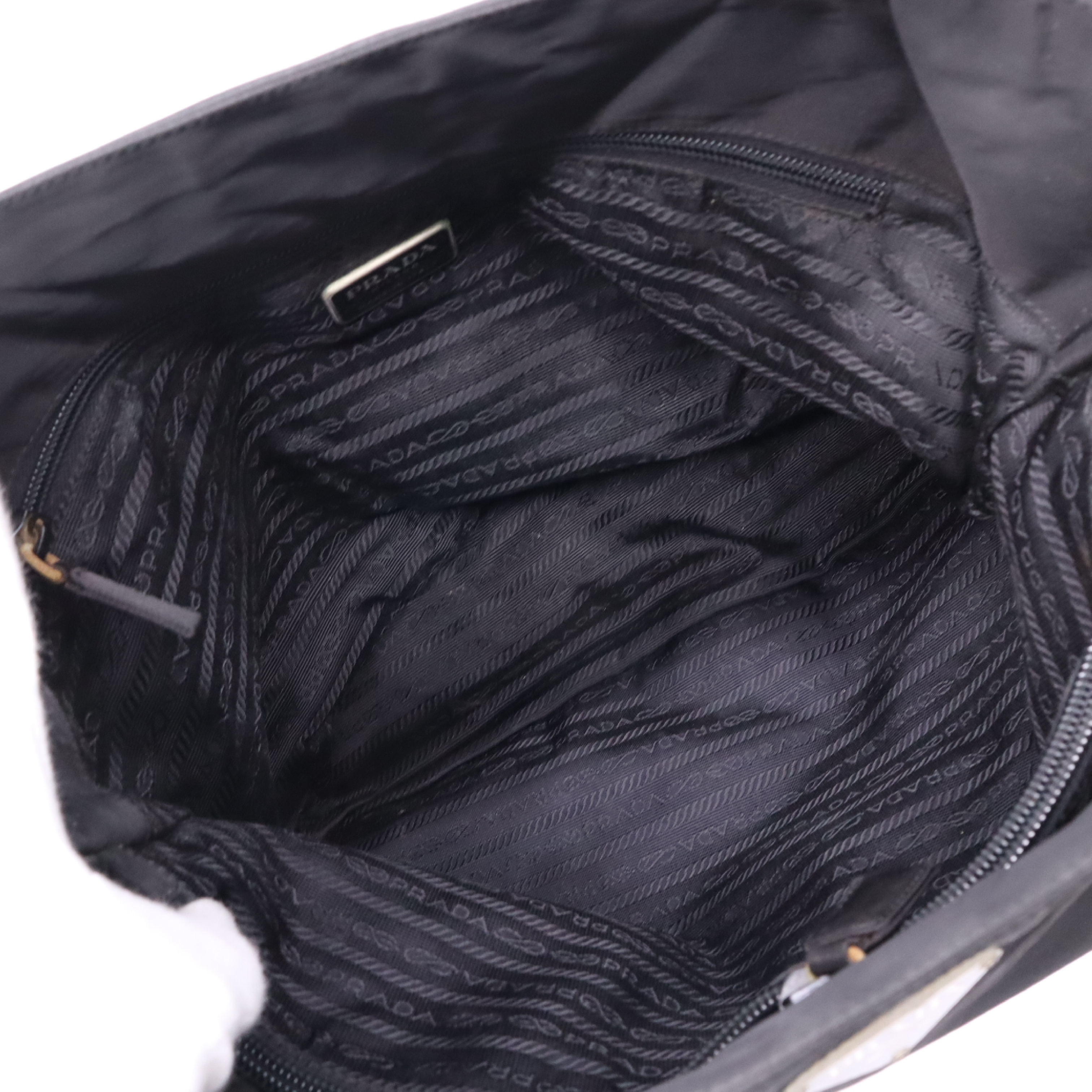Nylon Tote Bag, Black Tote Bag — view 9